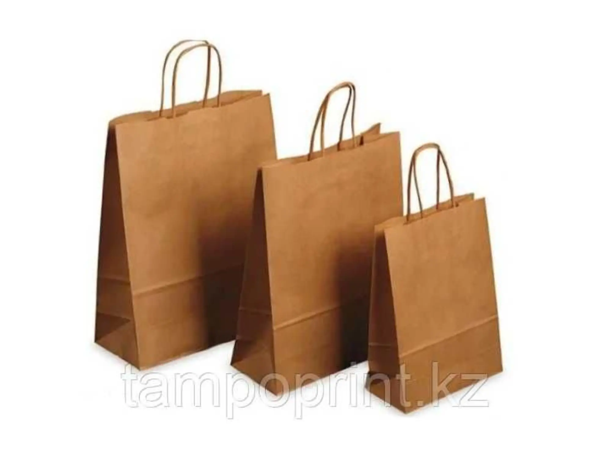 Крафт пакет, бумажные пакеты 220х250х120мм (2 / 2)