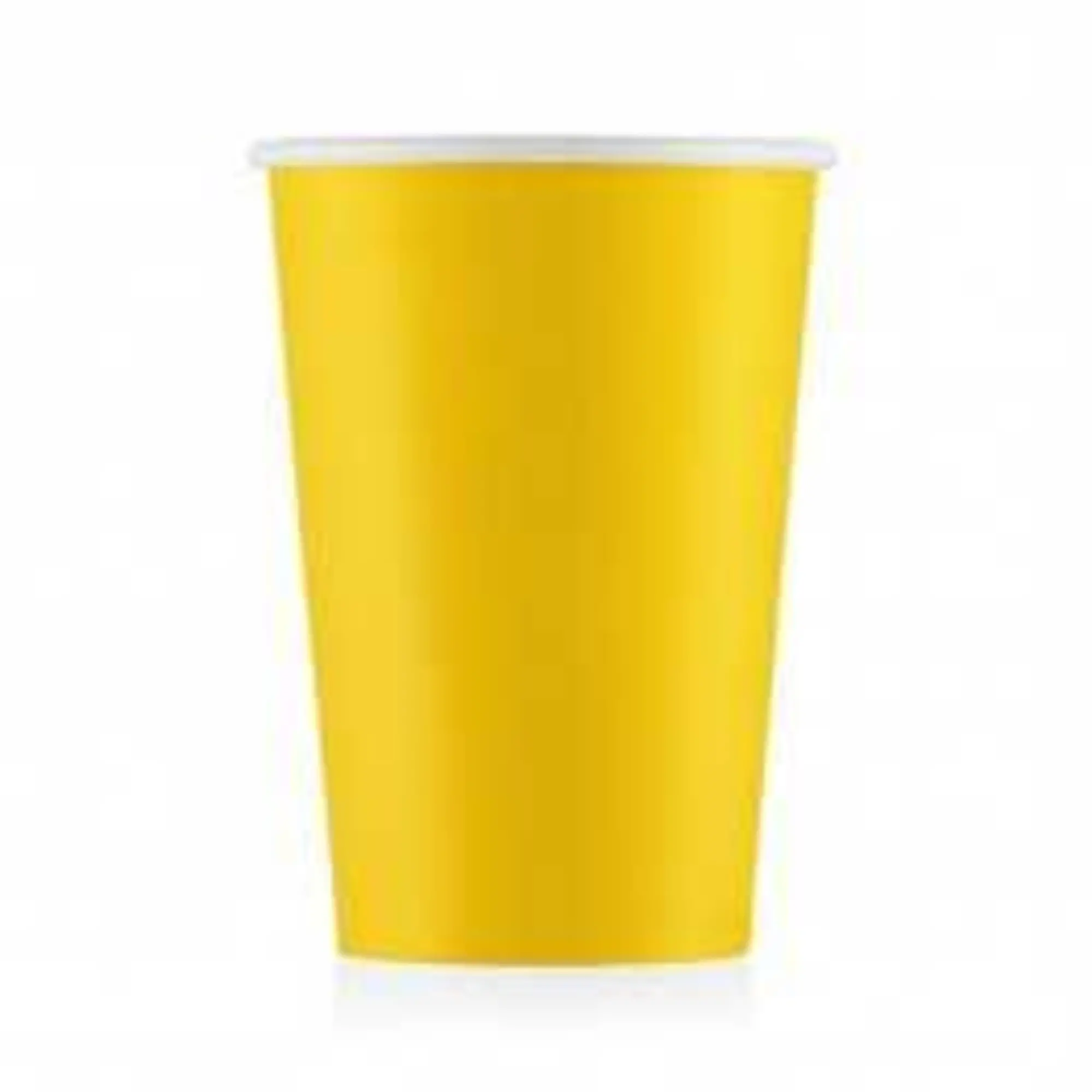 Стакан бумажный желтый 250мл, 350мл,400мл (3 / 4)