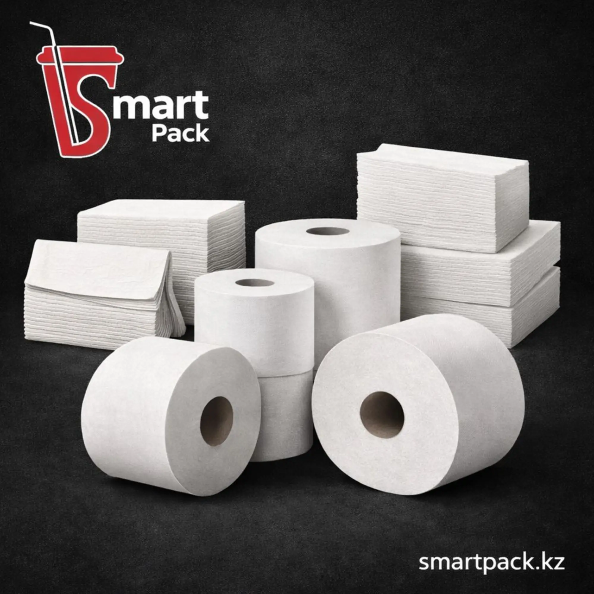 Бумажные полотенца, салфетки, туалетная бумага ОПТОМ Алматы (1 / 1)