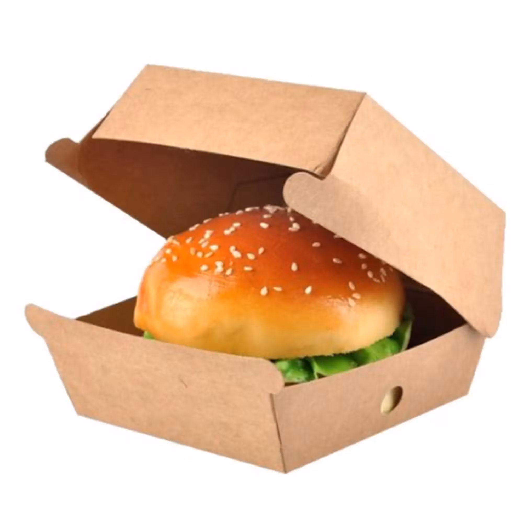 Упаковка для бургера ECO BURGER L крафт (2 / 2)