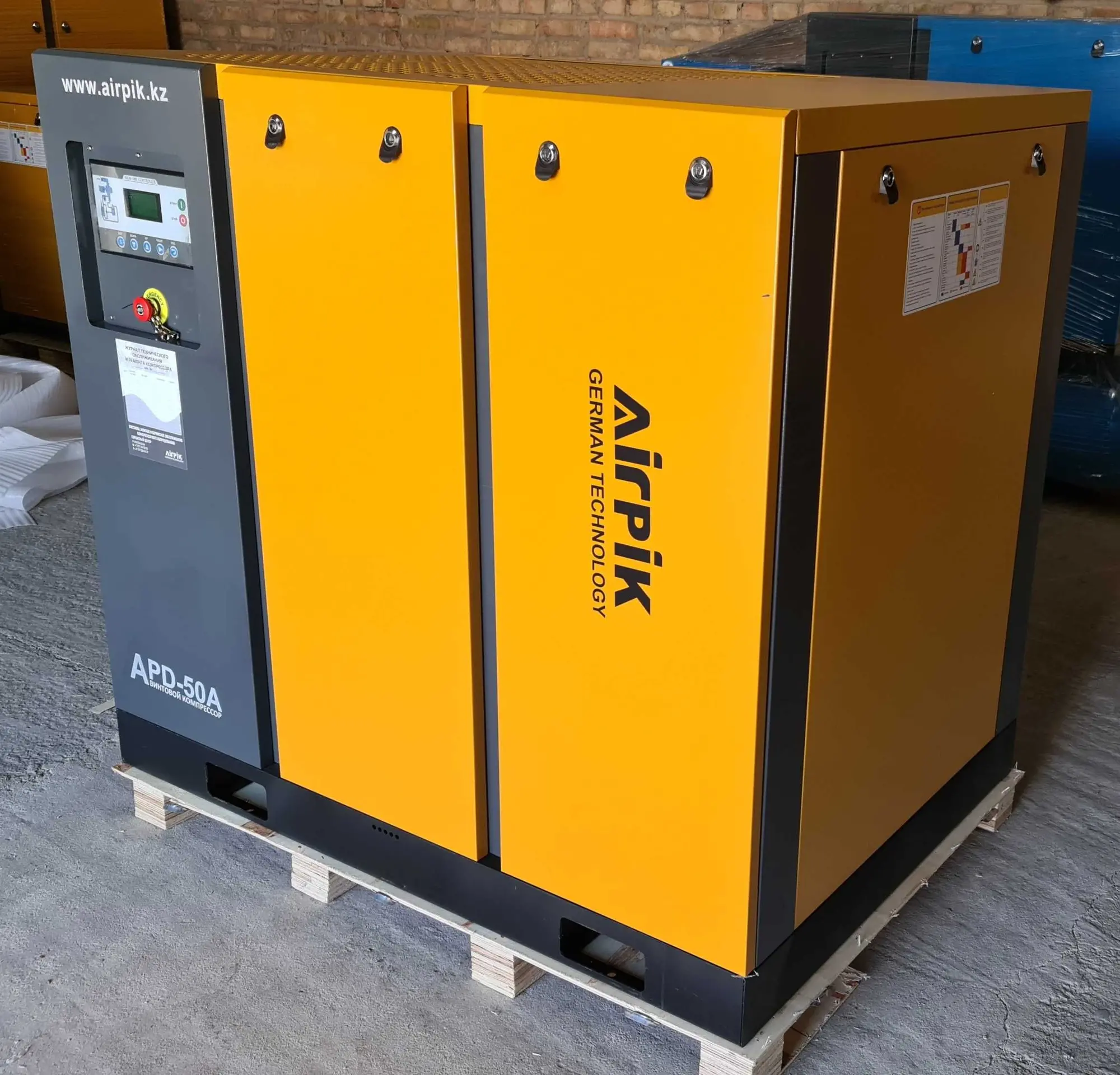 Винтовой компрессор APD-50A, -6,2 куб.м, 37кВт, AirPIK (3 / 4)