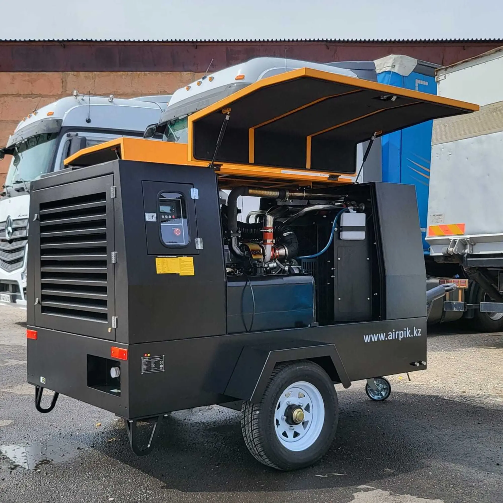 Дизельный винтовой компрессор 10бар (3 / 5)