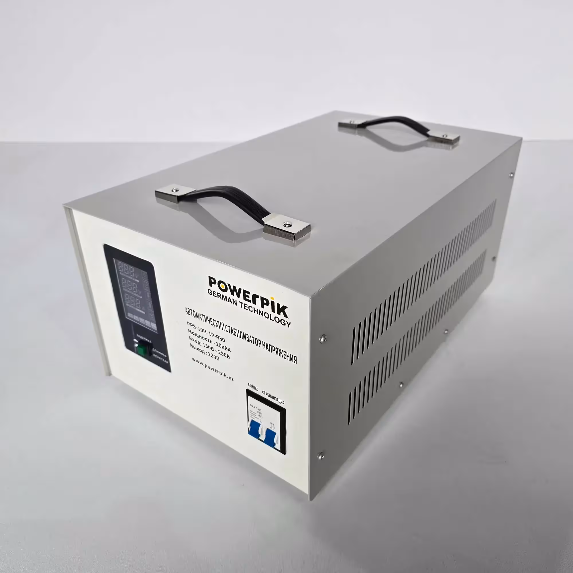 Стабилизатор напряжения 10кВА, 220В, PowerPik (3 / 8)