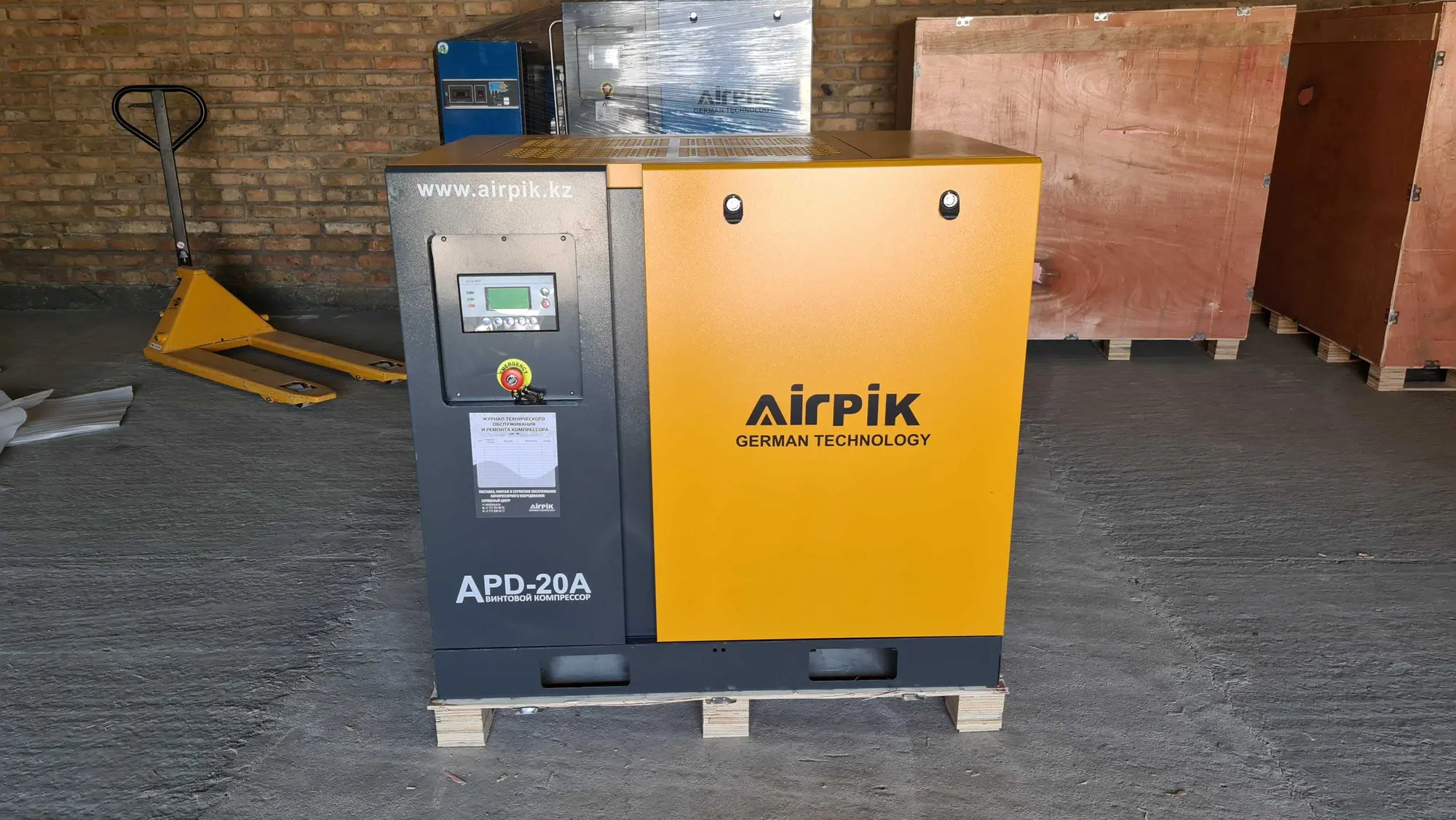 Компрессор винтовой APD-20A, -2,3 куб.м, 15кВт, AirPIK (2 / 5)