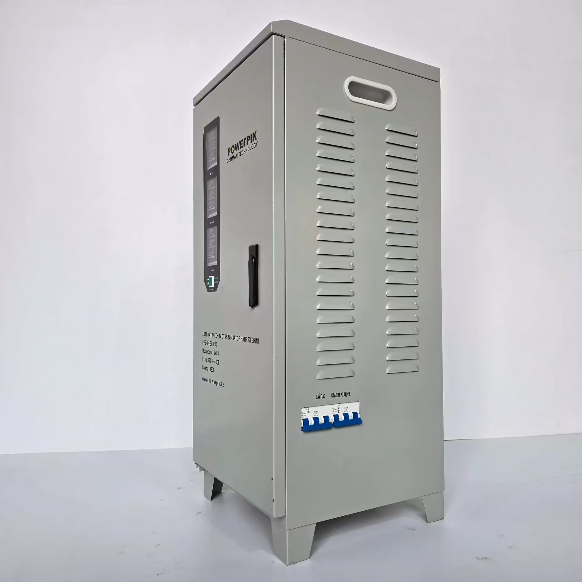 Стабилизатор напряжения 9кВА, 380В, PowerPik (3 / 6)