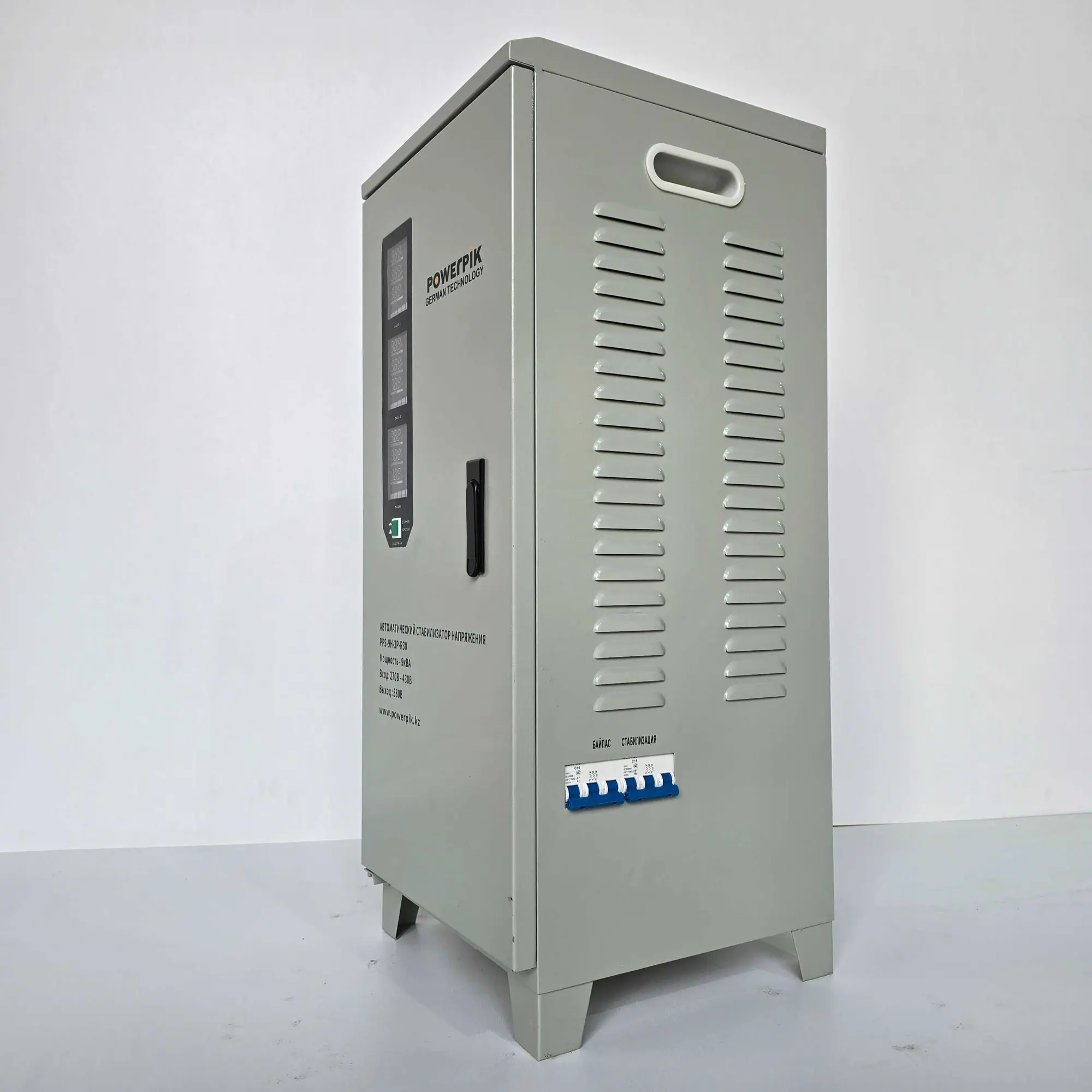 Стабилизатор напряжения 9кВА, 380В, PowerPik (3 / 6)