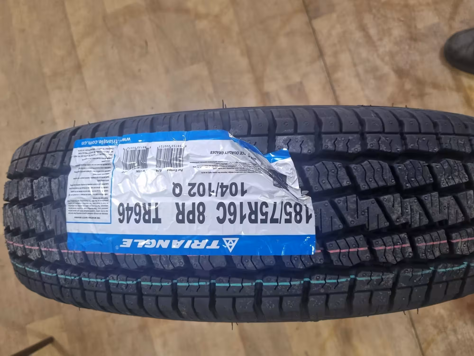 185/75 R16C TR646 Triangle 104/102 Q  Газельге дөңгелектер (1 / 8)