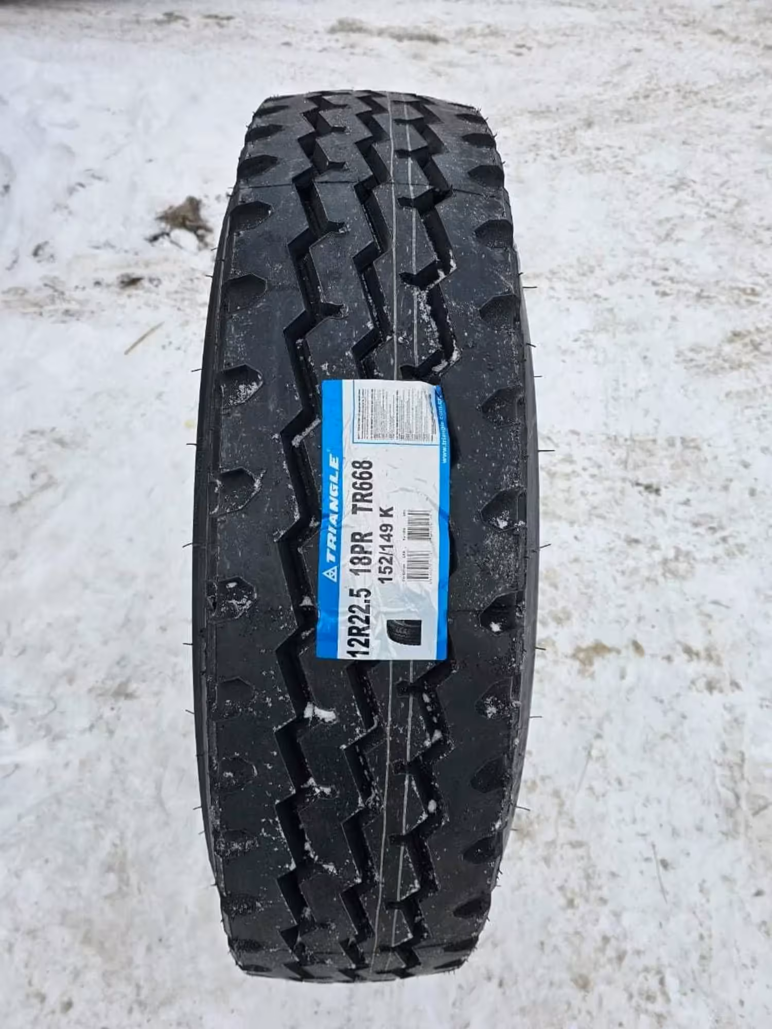 12R22,5 18PR 152/149K TR668 TRIANGLE, в рассрочку, змейка (2 / 8)