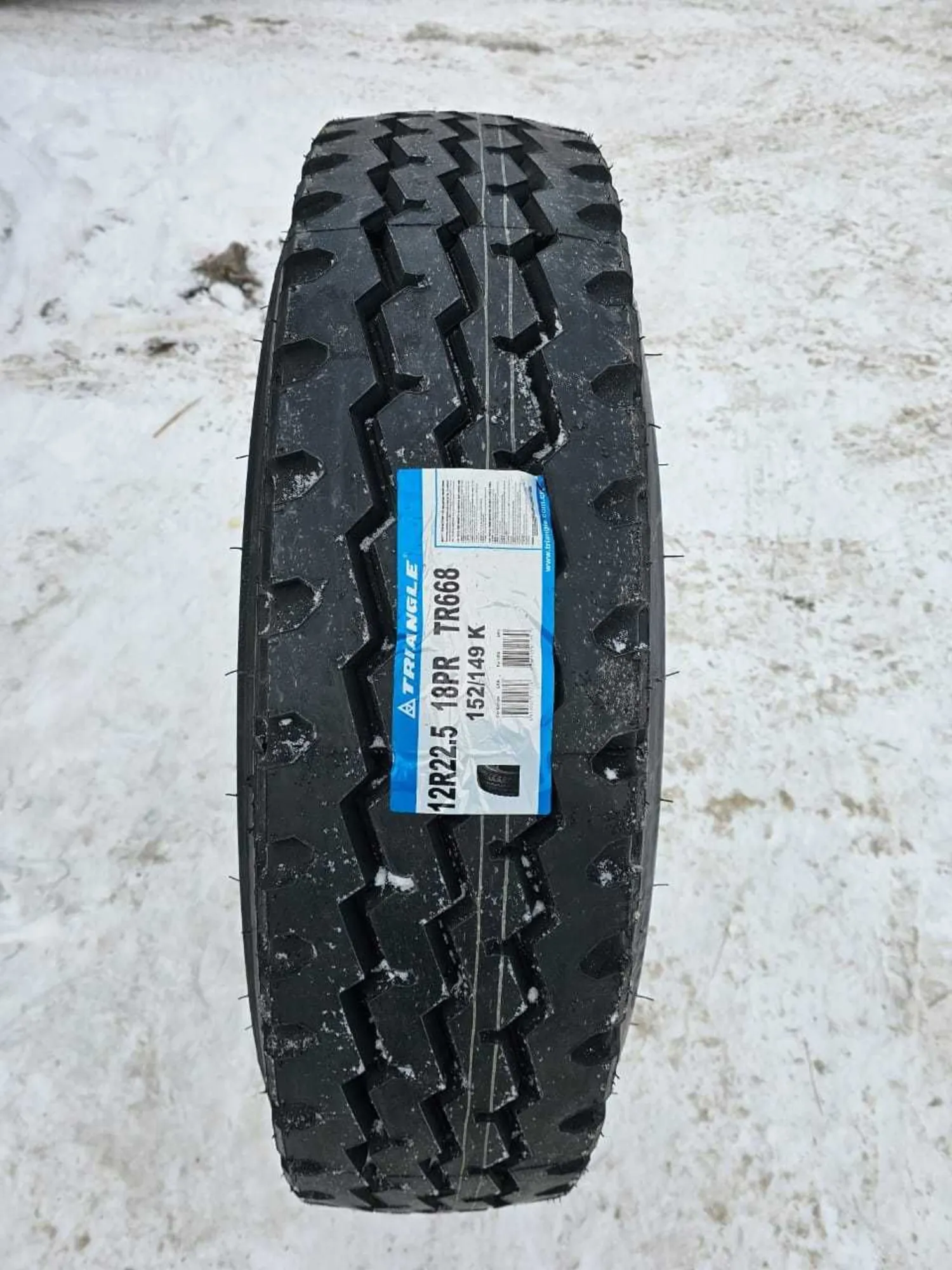 12R22,5 18PR 152/149K TR668 TRIANGLE, в рассрочку, змейка (2 / 8)