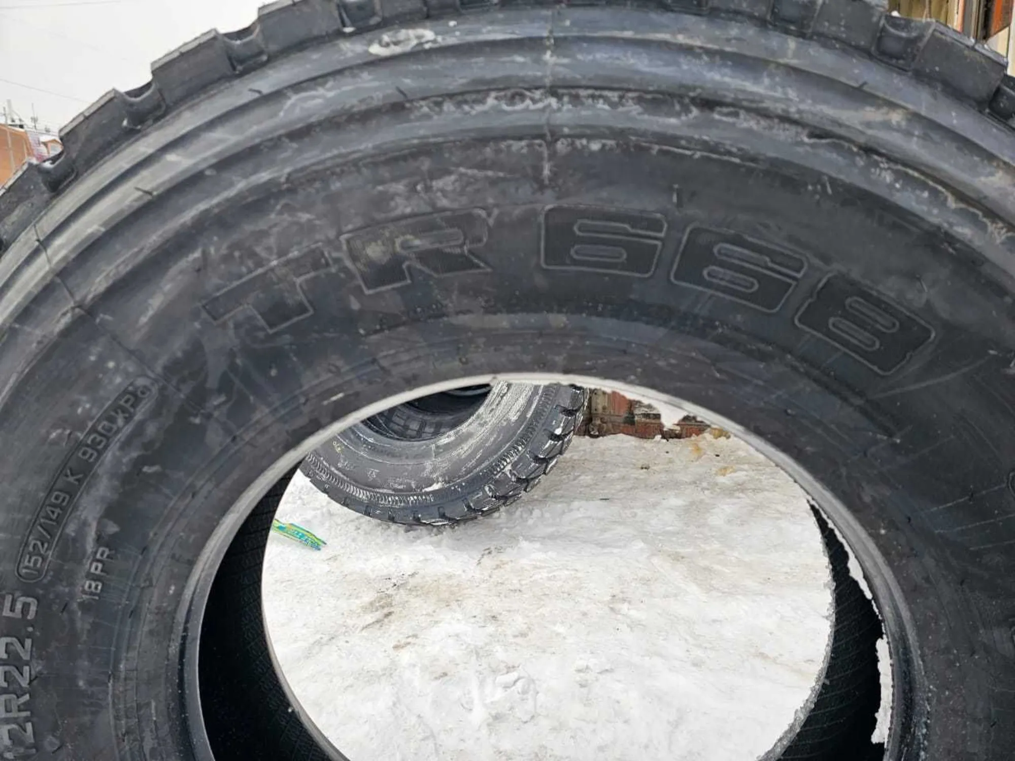 12R22,5 18PR 152/149K TR668 TRIANGLE, в рассрочку, змейка (4 / 8)