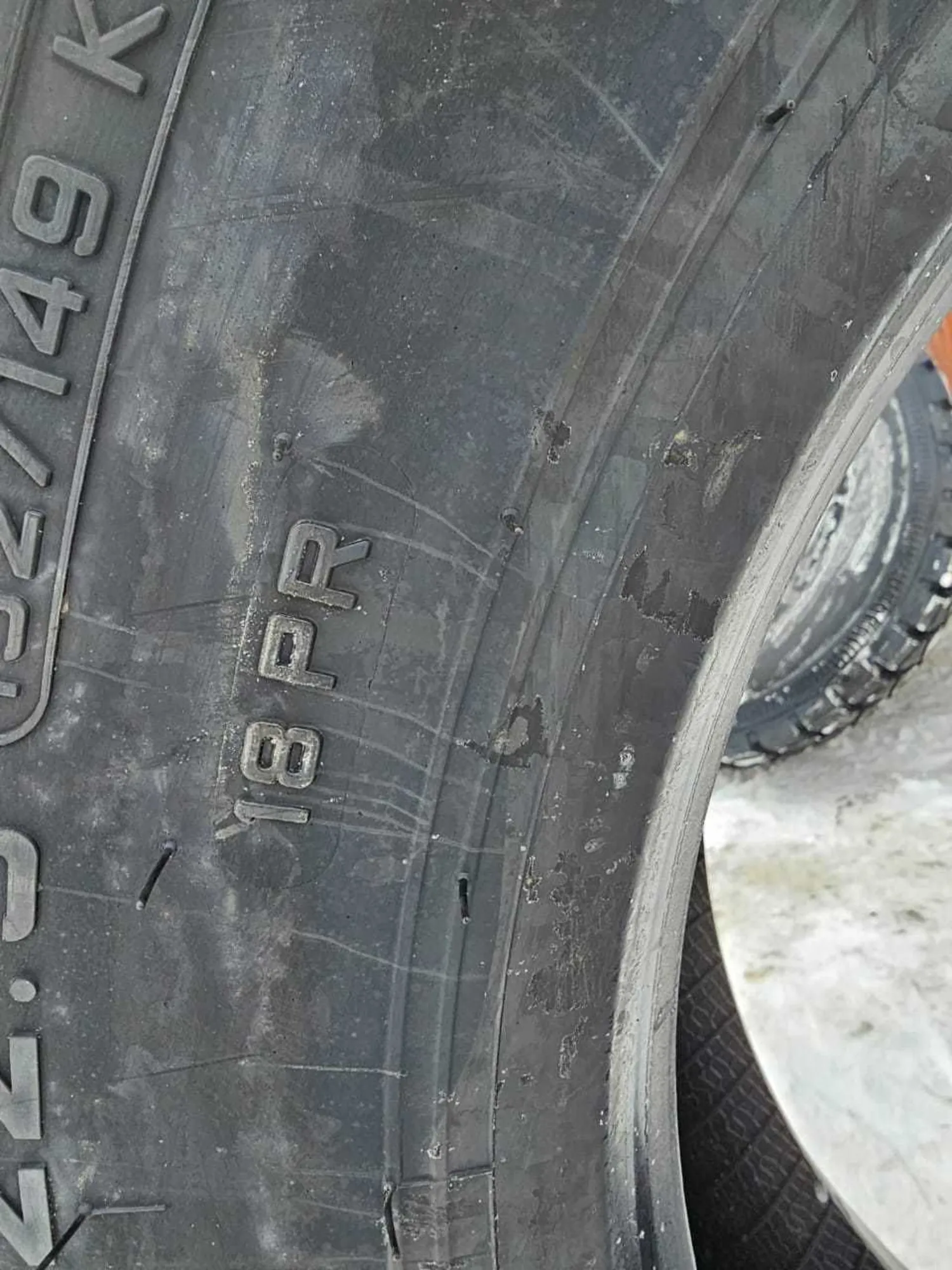 12R22,5 18PR 152/149K TR668 TRIANGLE, в рассрочку, змейка (5 / 8)