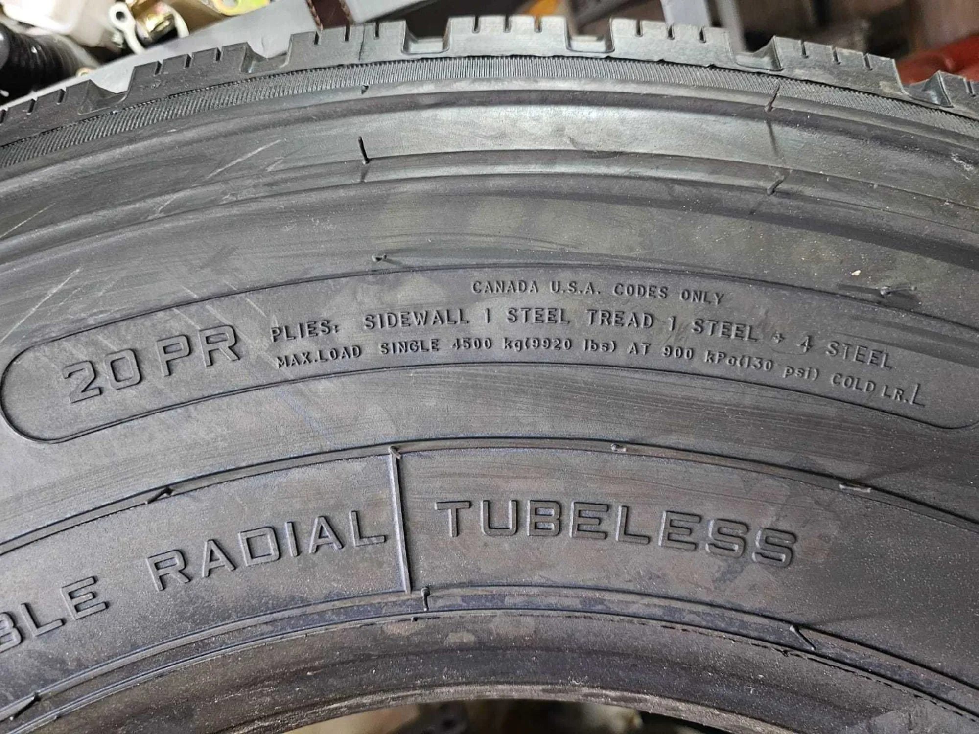 12.00 R20 22PR HO301 156/153K,  ONYX, змейка (5 / 5)