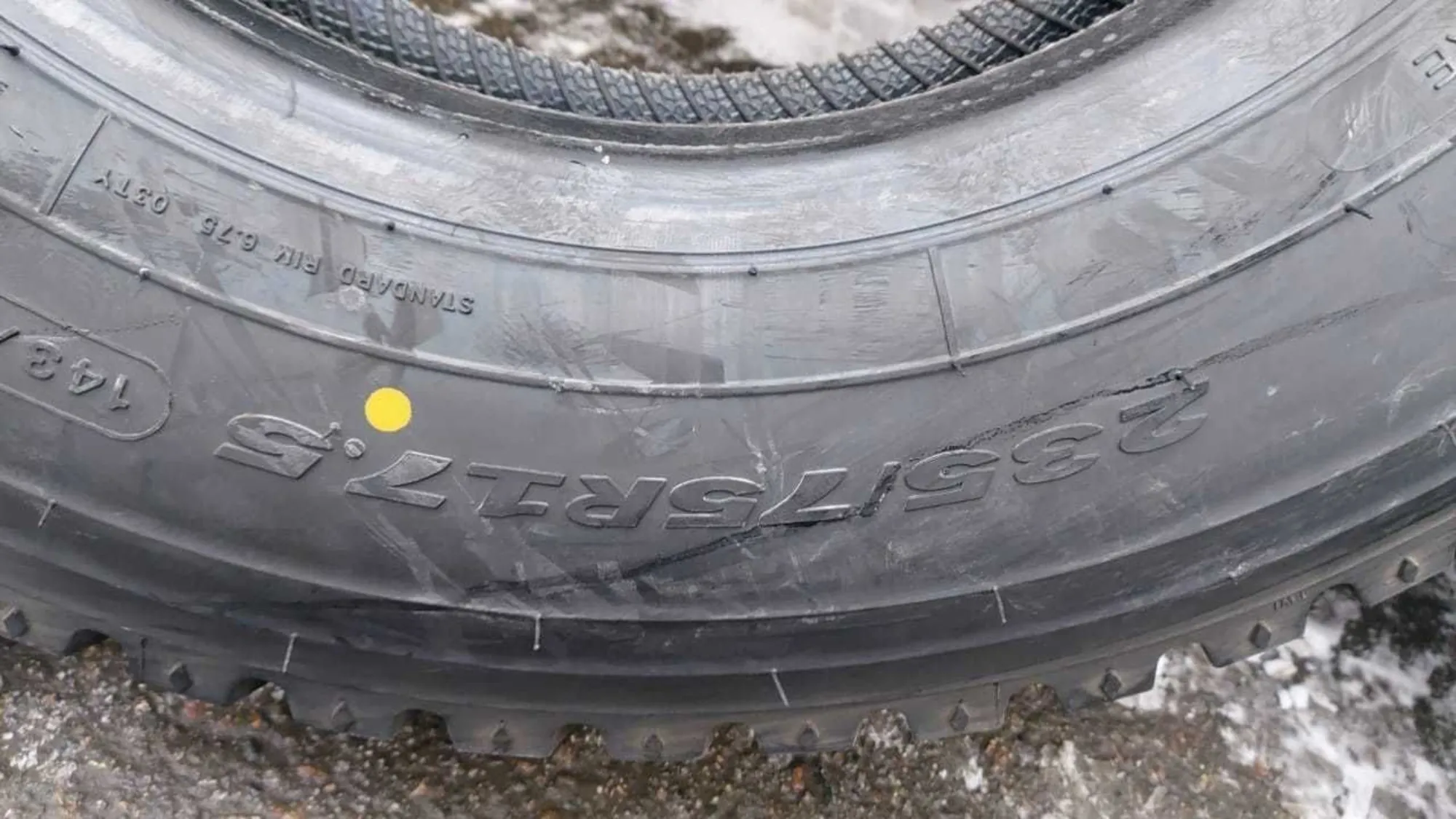 235/75R17.5-18PR TR689A 143/141J TRIANGLE, ведущая, в рассрочку (3 / 5)