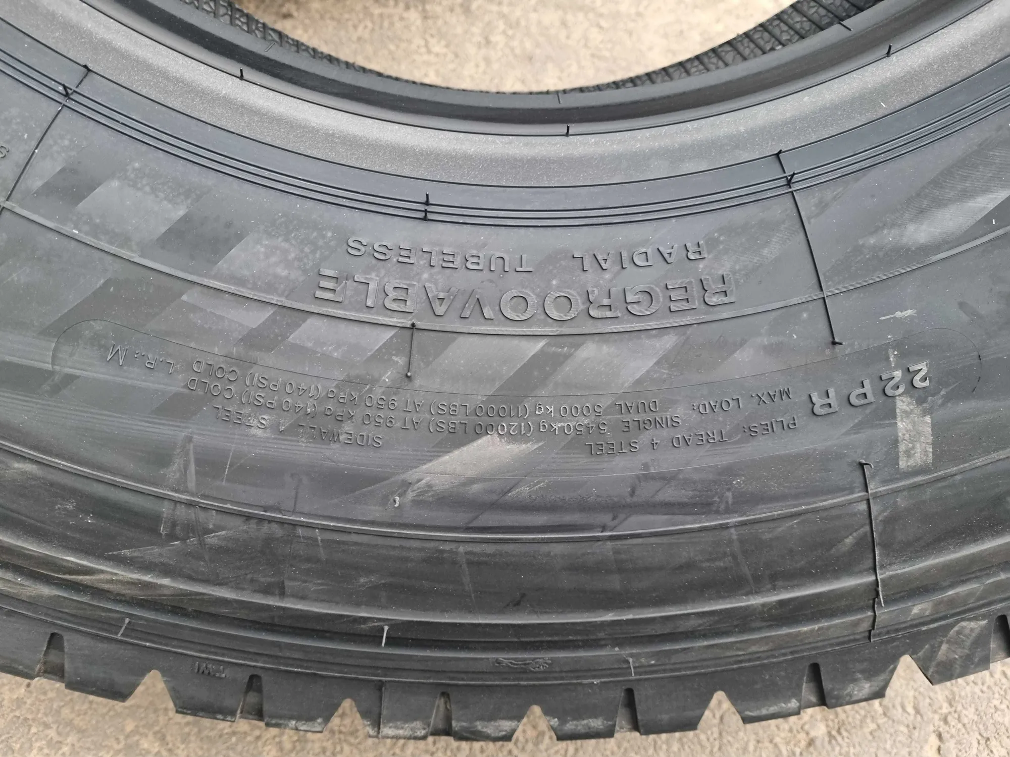 315/80 R22.5 -22 PR BLACKLION (қара арыстан, черный лев) BD210 (8 / 8)