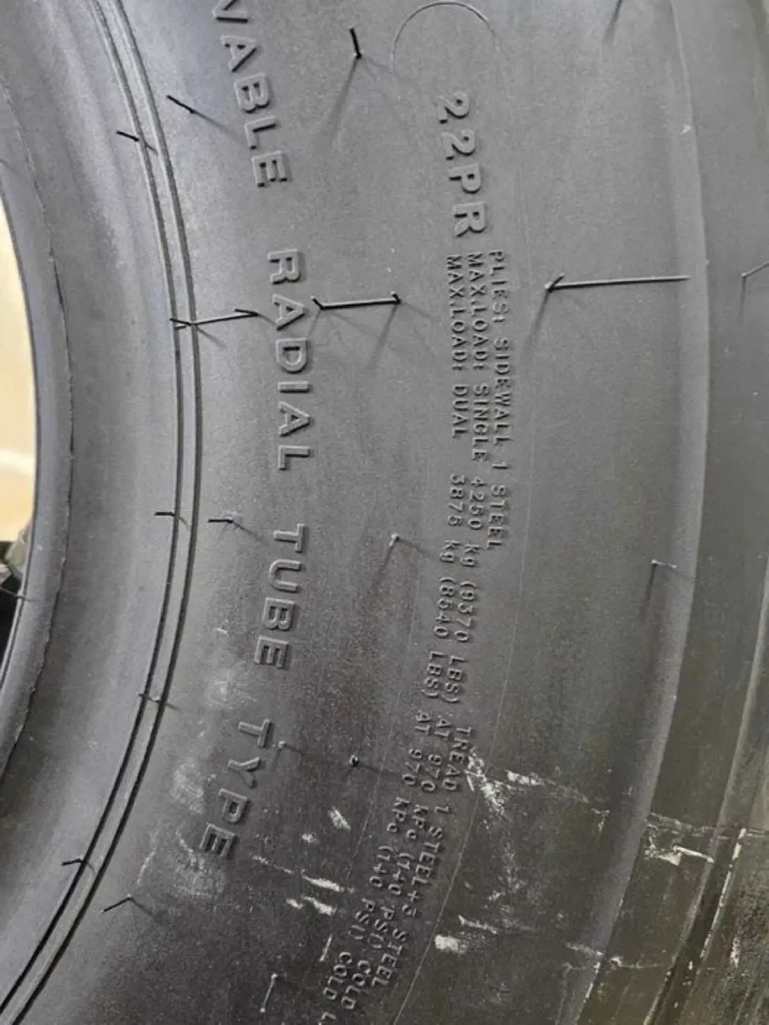 12.00 R20-22PR BD285 BLACKLION 158/155 D,  карьерные шины (5 / 5)