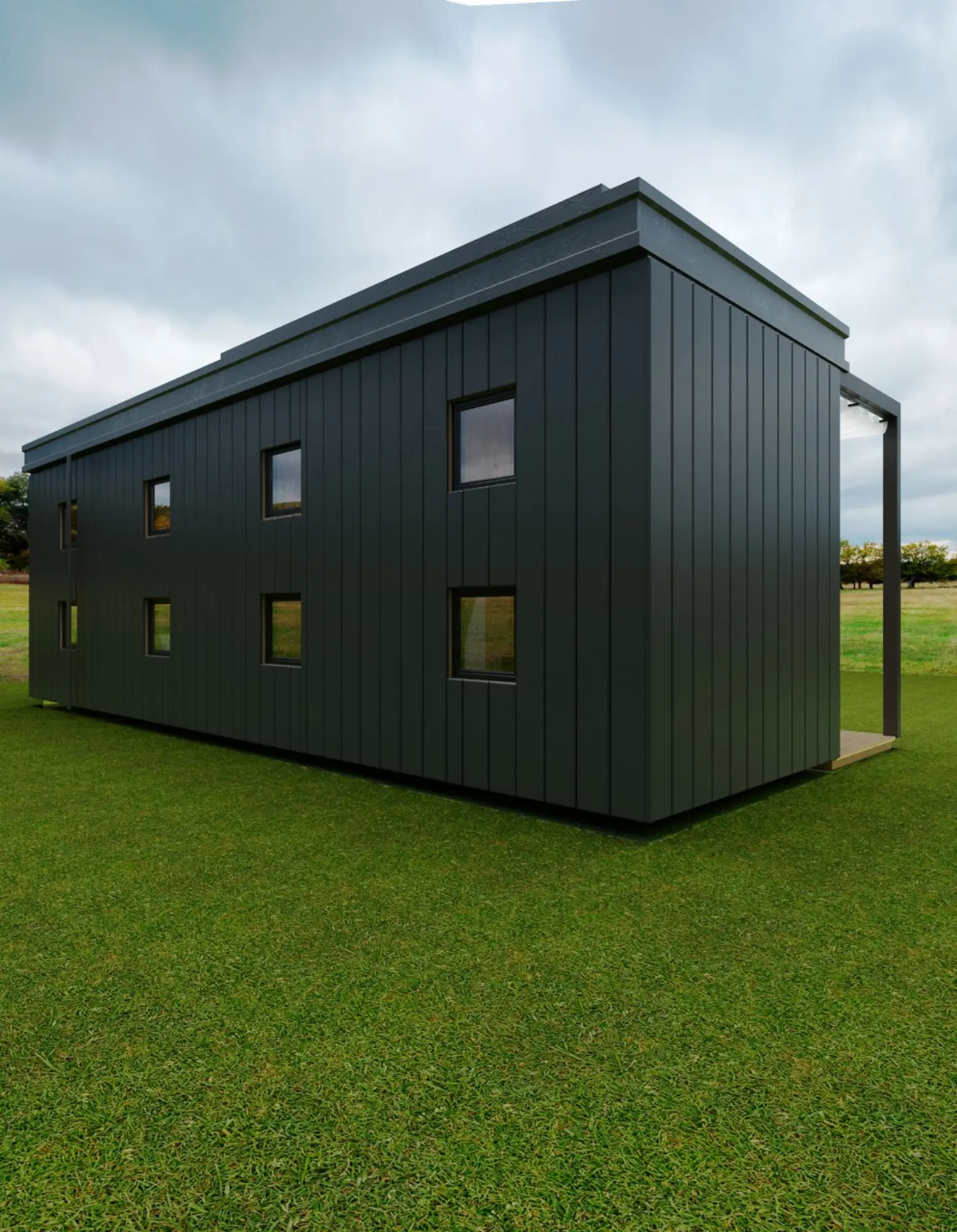 Мини-гостиница, хостел, на базе 40-футового контейнера (1 / 6)