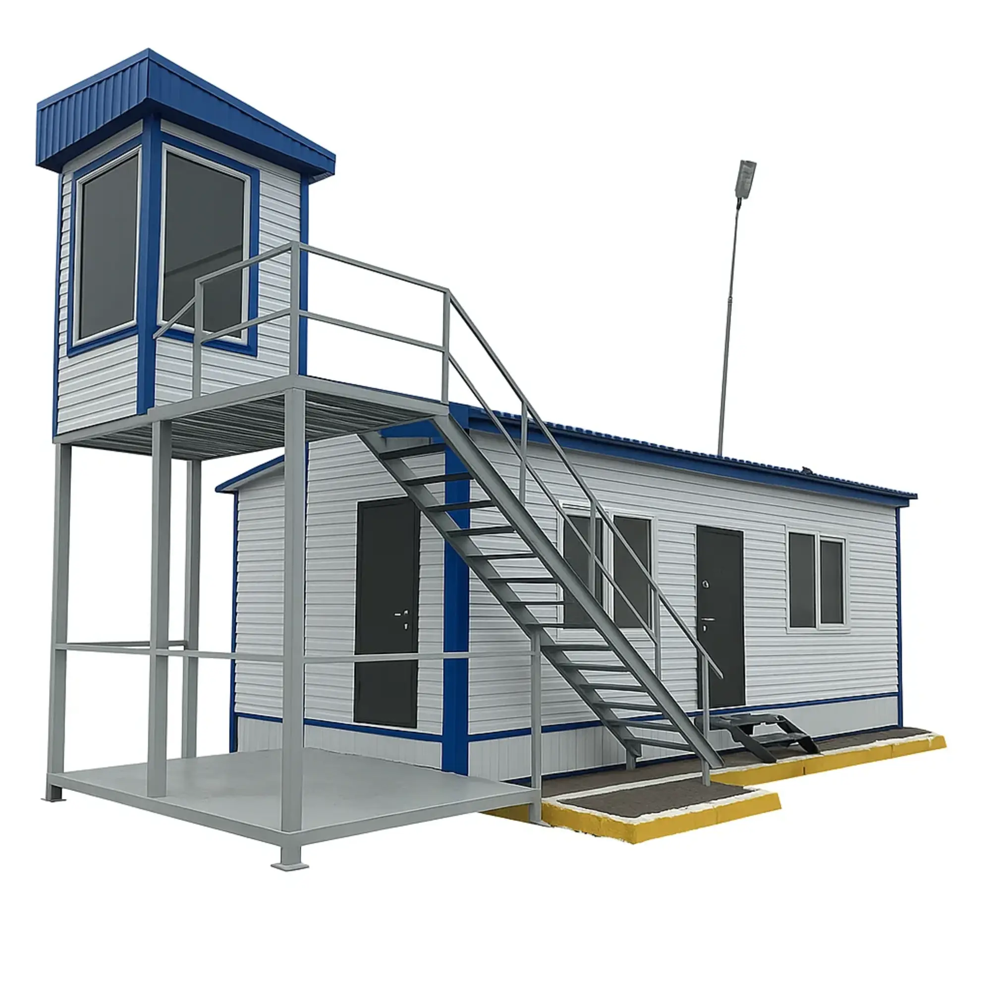 КПП, офис и медпункт на базе 40-футового контейнера (1 / 9)