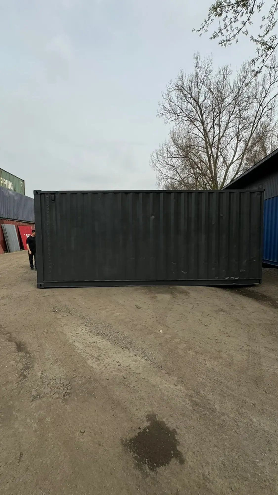 Бытовка стандартная, антрацит, на базе 20-футового контейнера (3 / 7)