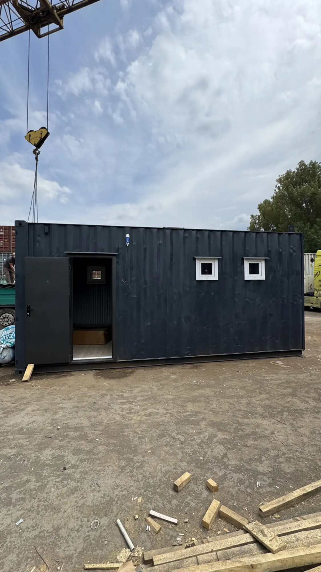 Душевая на базе 20-футового контейнера (8 / 10)