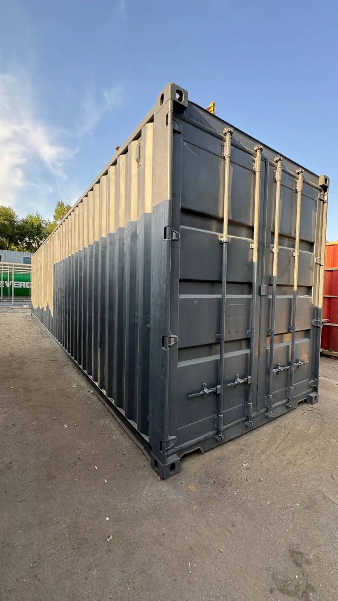 Бытовка с 2 комнатами, антрацит, на базе 40-футового футового морского контейнера (6 / 7)