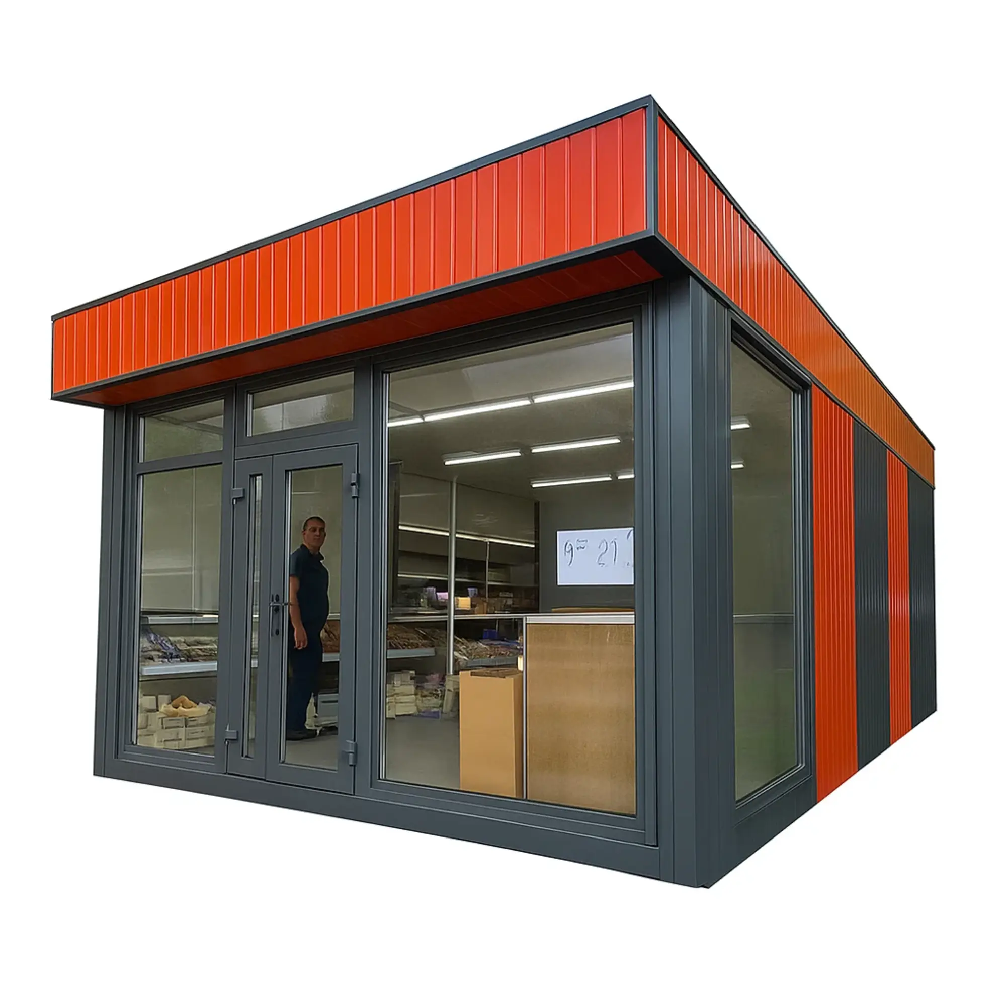 Киоск из металлоконструкций (1 / 9)