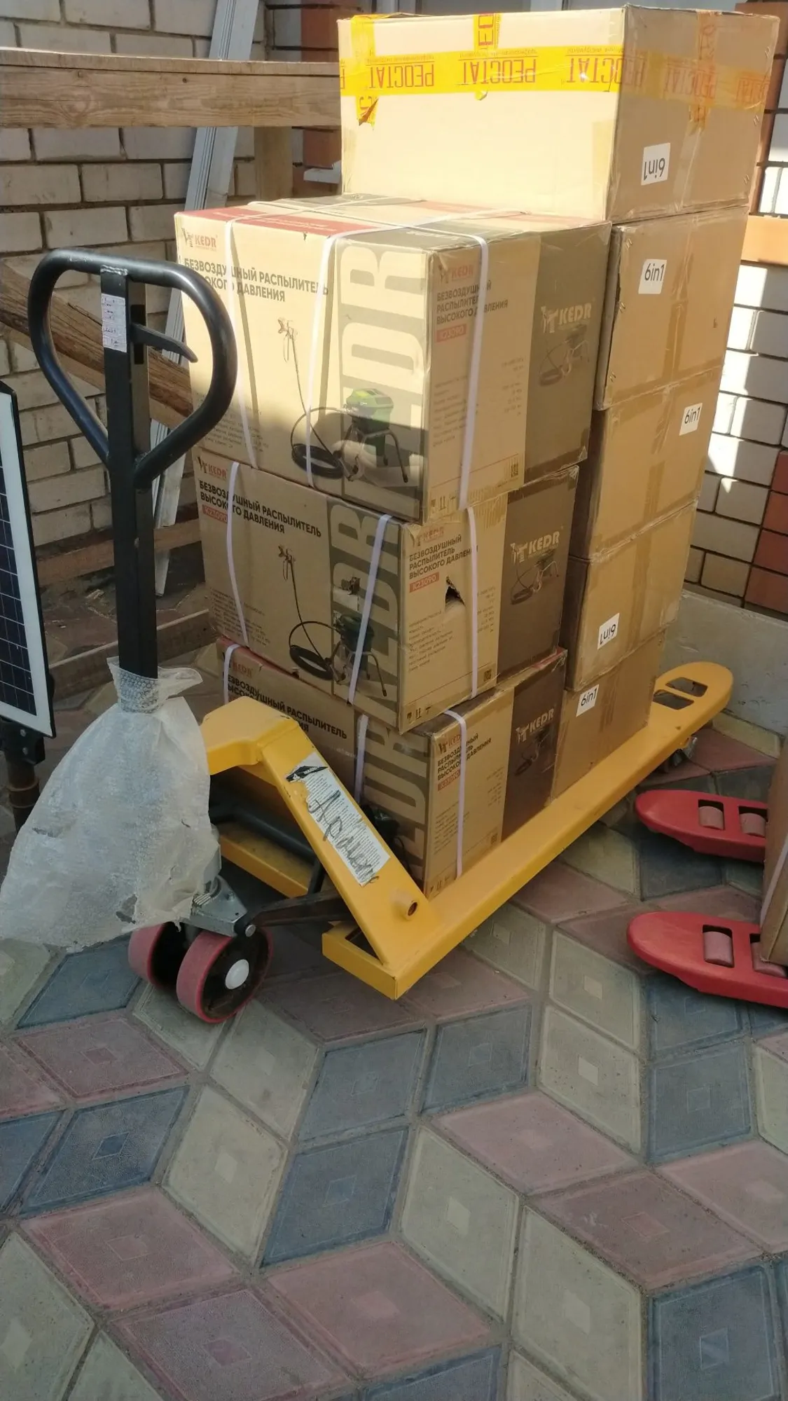 Рохля 2-х тонник гидравлическая тележка (5 / 6)