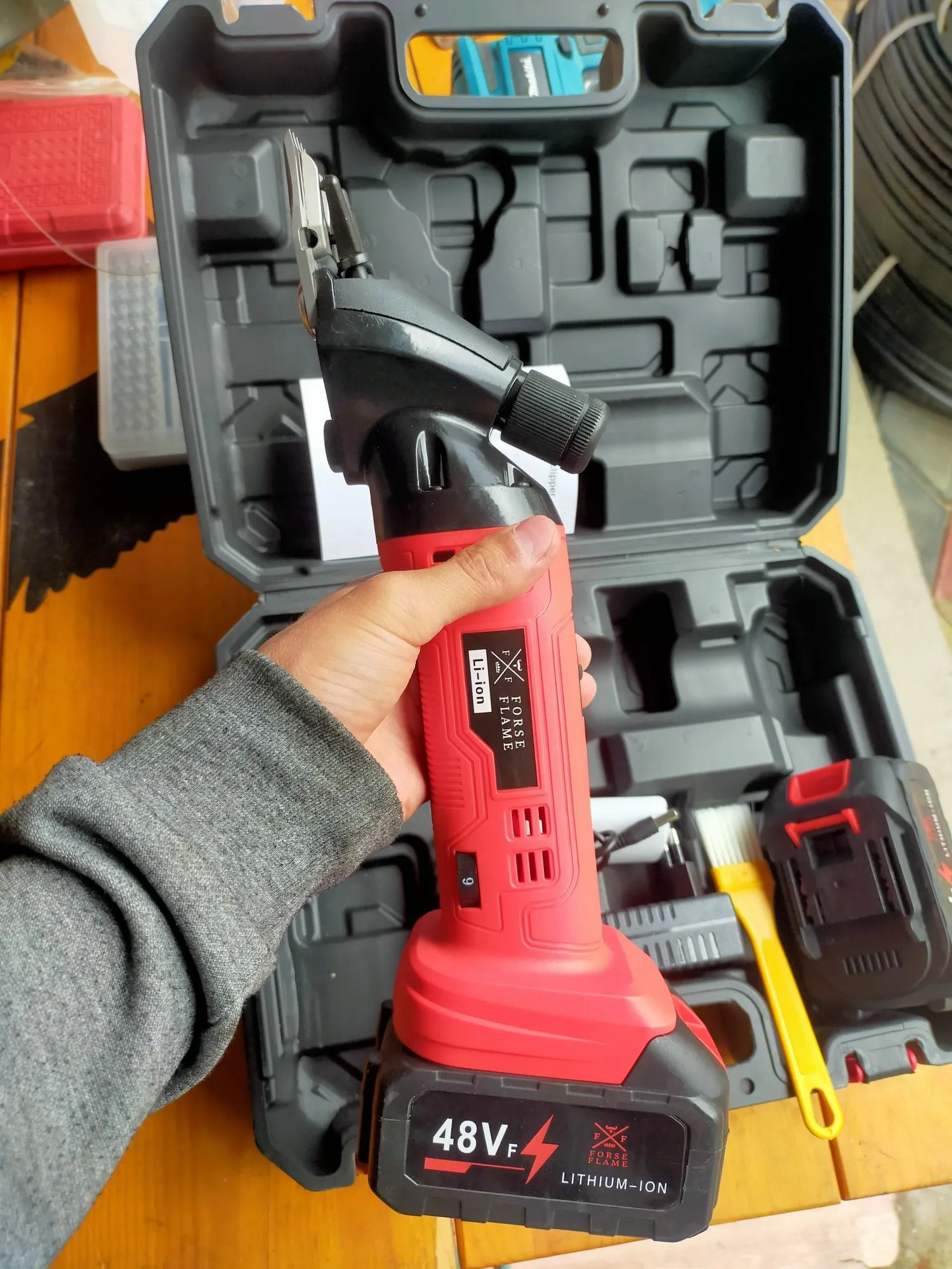 Машинка для стрижки овец на батарейках қой қырқатын машинка (4 / 7)