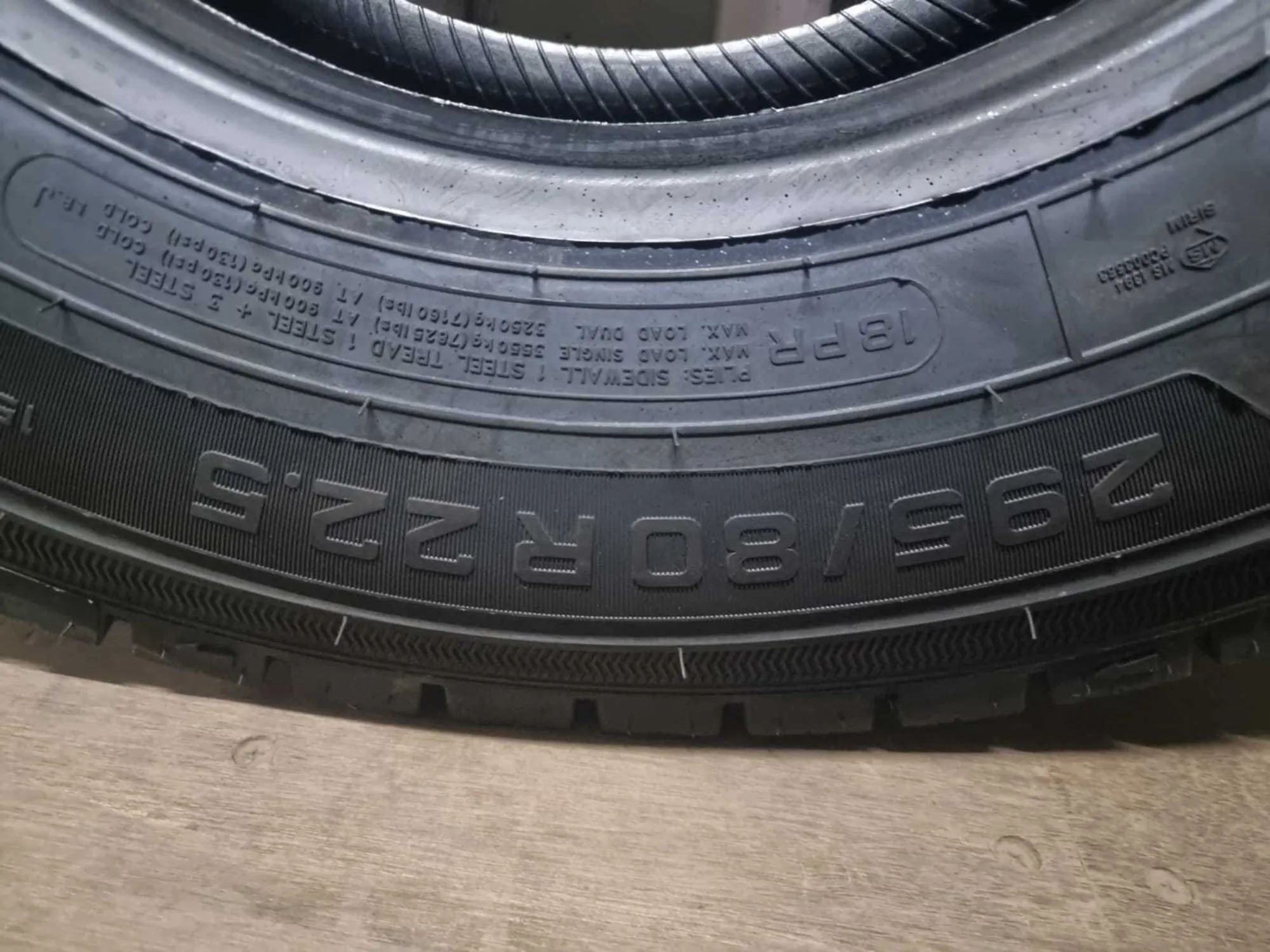295/80R22.5-18PR ТРИАНГЛ ( TRIANGLE) TRD06 ведущая ось, в рассрочку (3 / 5)