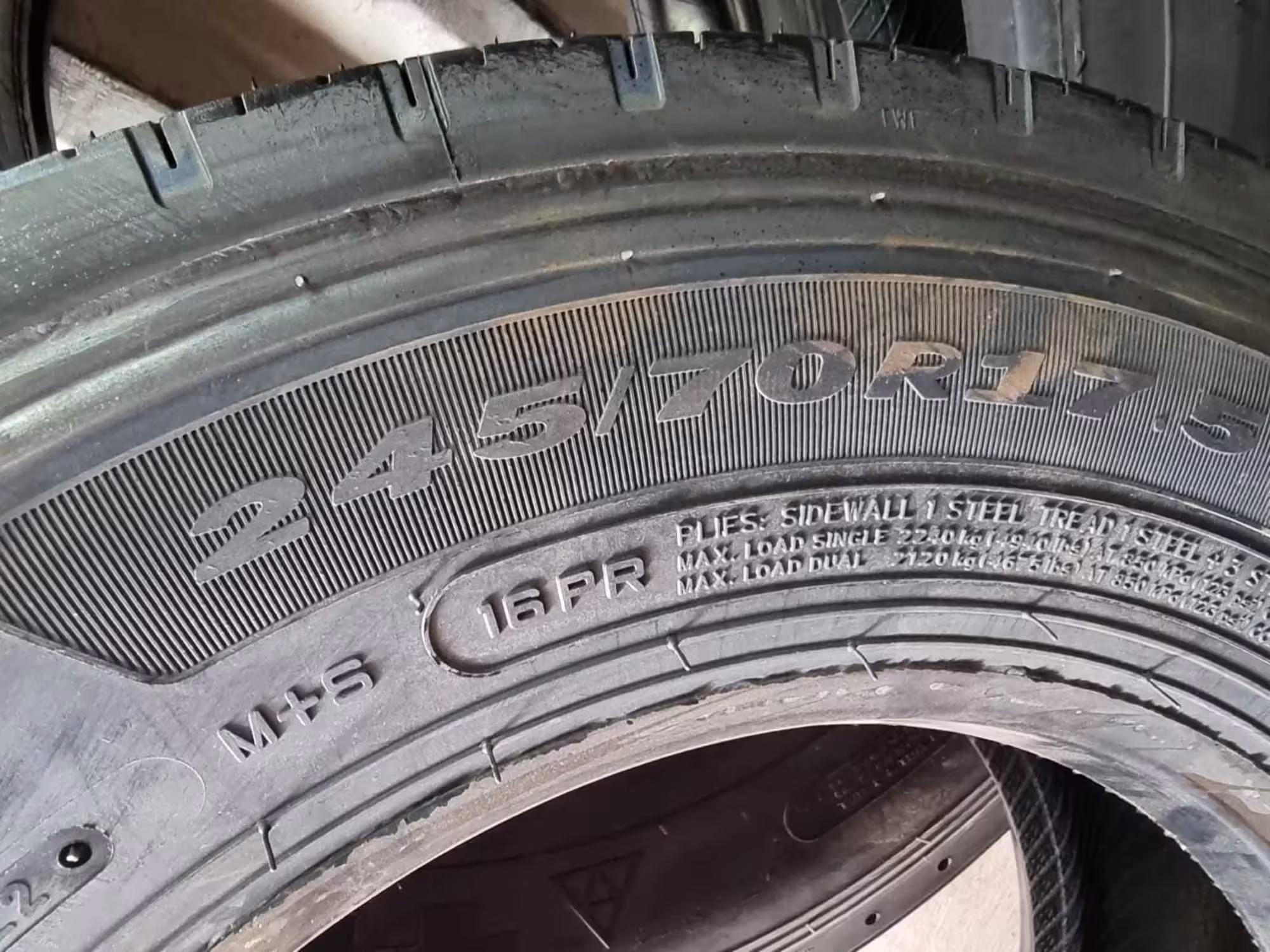 245/70R17.5-16PR TR685 （136/134M）TRIANGLE, в рассрочку (2 / 5)