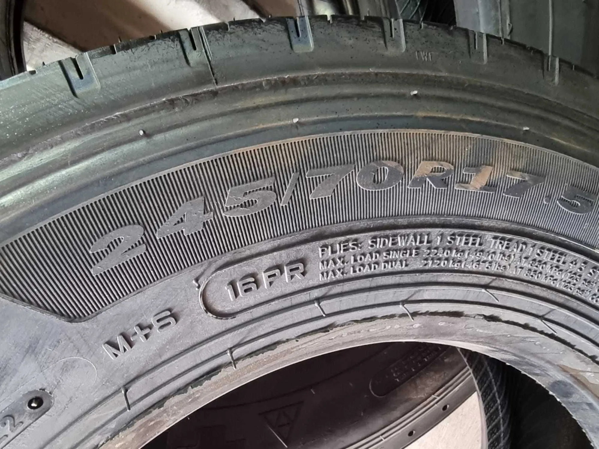 245/70R17.5-16PR TR685 （136/134M）TRIANGLE, в рассрочку (2 / 5)