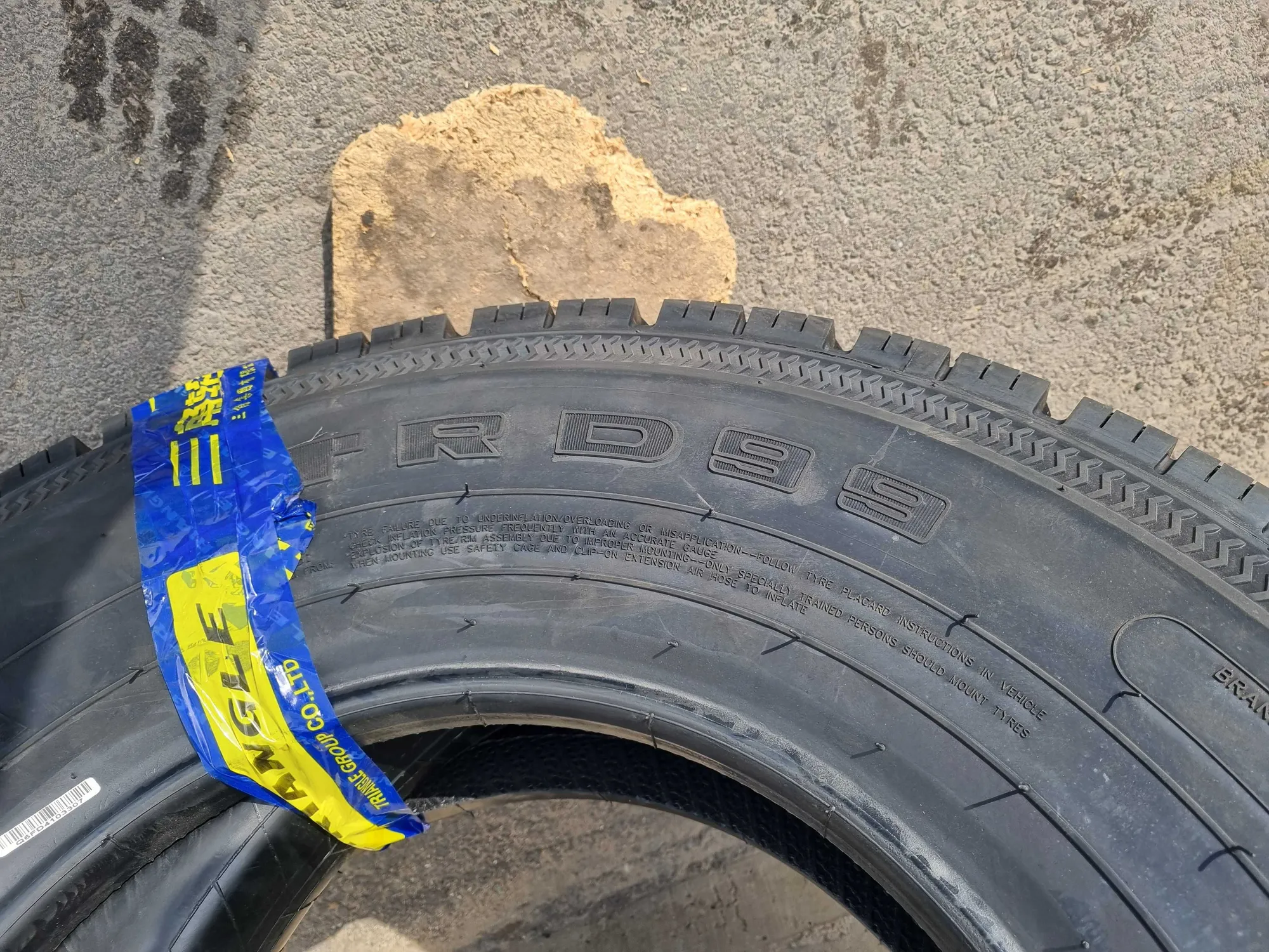 7.50 R16 LT -14 PR TRD99 Triangle 122/118 K, қысқы (4 / 5)