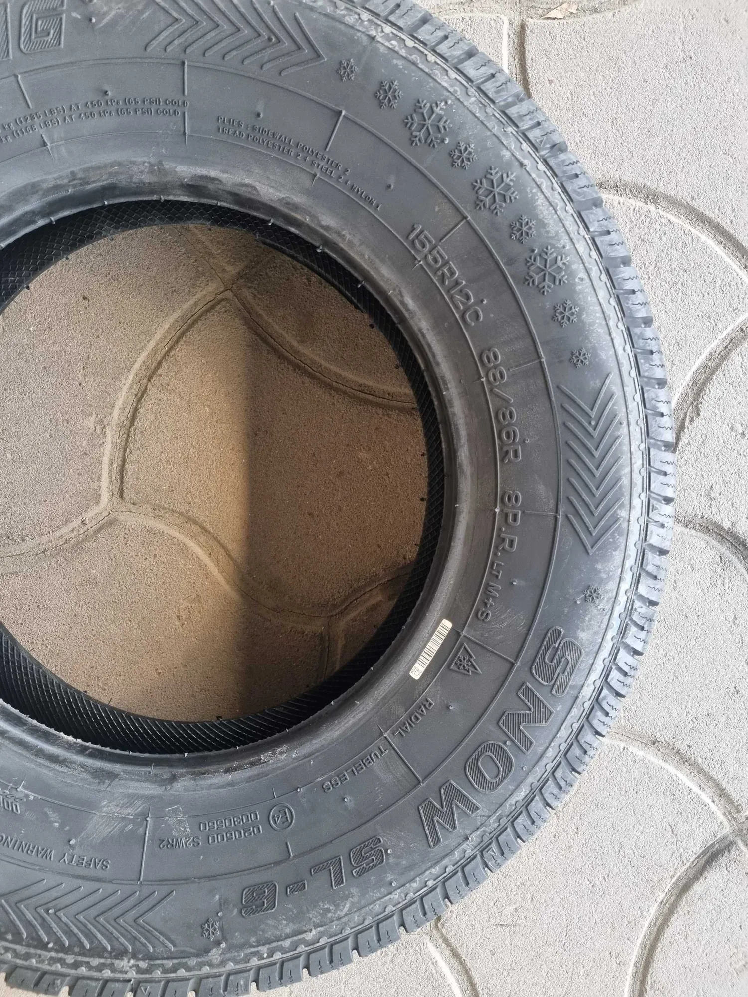 Шины на Damas Дамас 155 R12C Nankang зима (4 / 6)