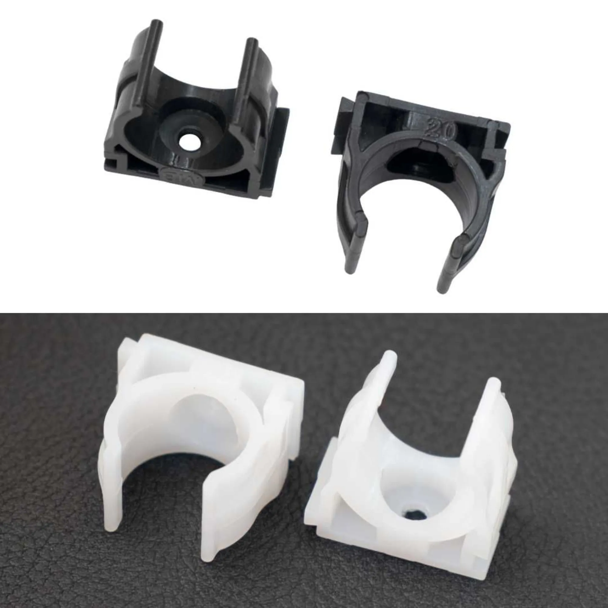 Клипсы 20мм для трубы и горфы под монтажный пистолет TOUA MastBRO (1 / 1)