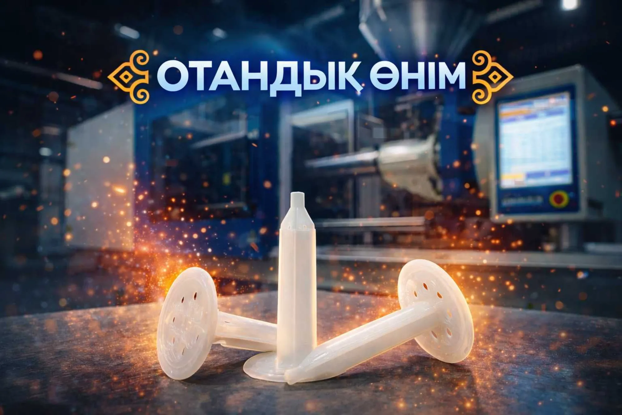 Дюбель зонтики Тарельчатые Фасадные для пеноплекса по бетону газоблоку (2 / 8)