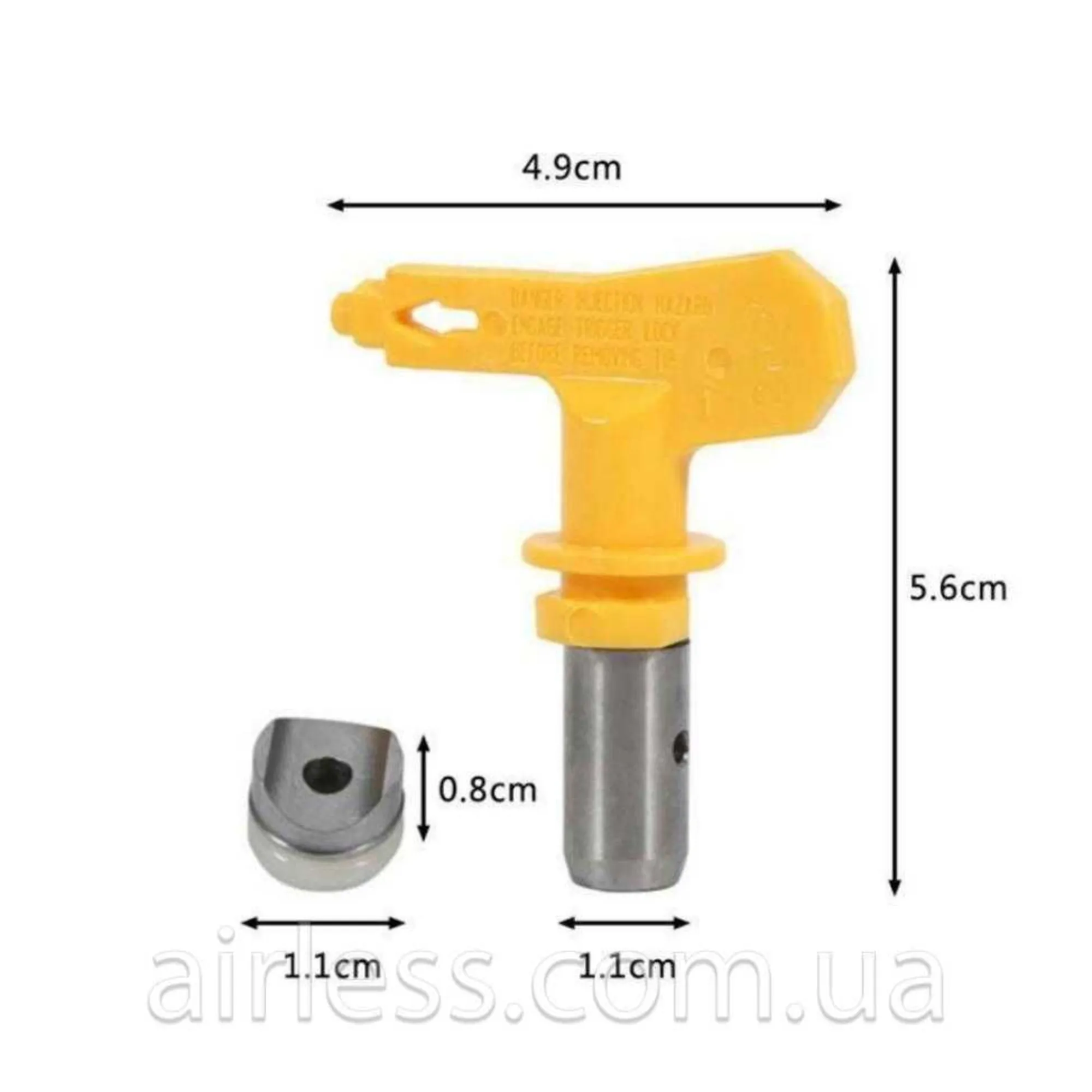 Сопло для краскопульта , безвоздушного распылителя, аппарата 111 - 619 (1 / 6)