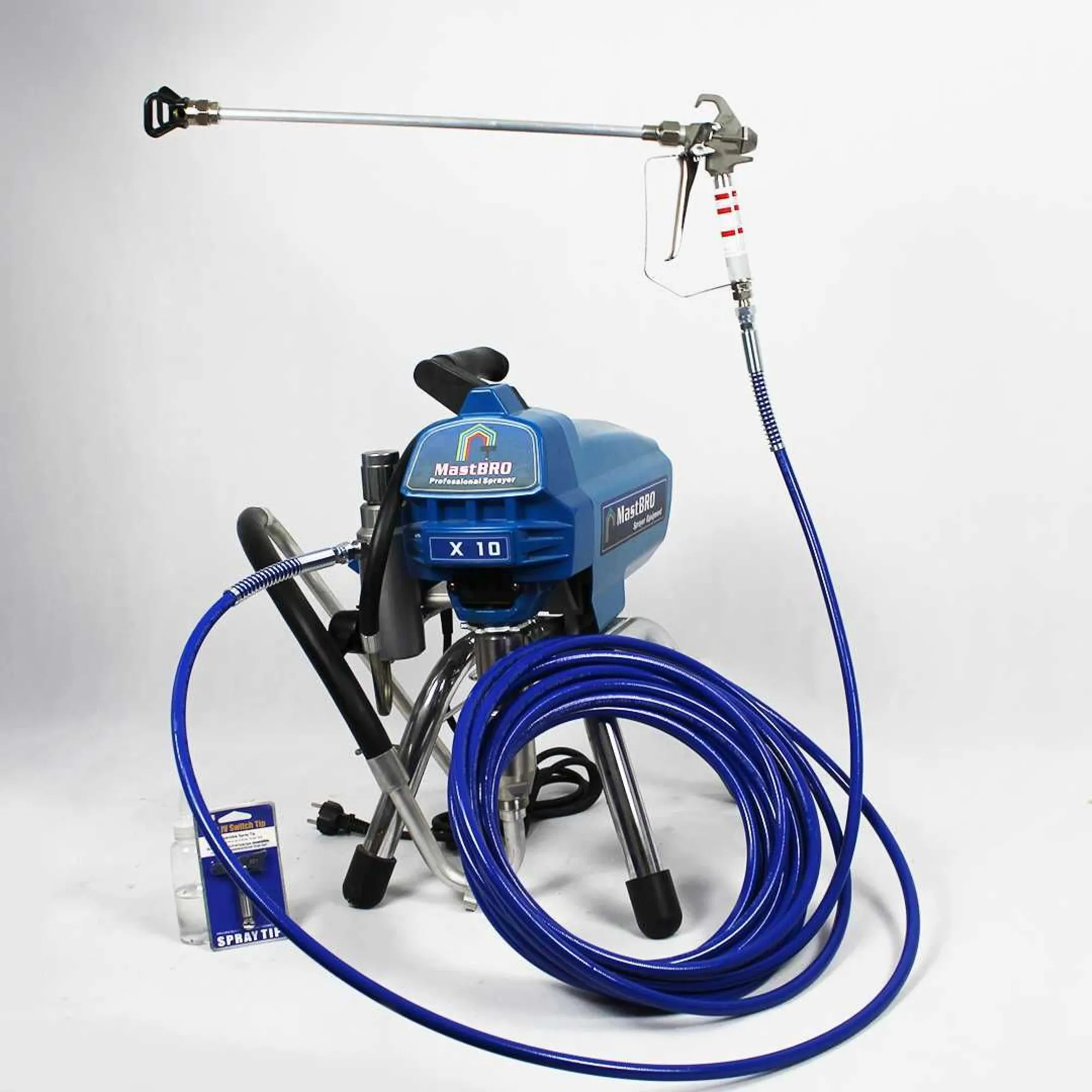 Безвоздушный распылитель Х10 для всех красок Краскопульт Аппарат (5 / 7)