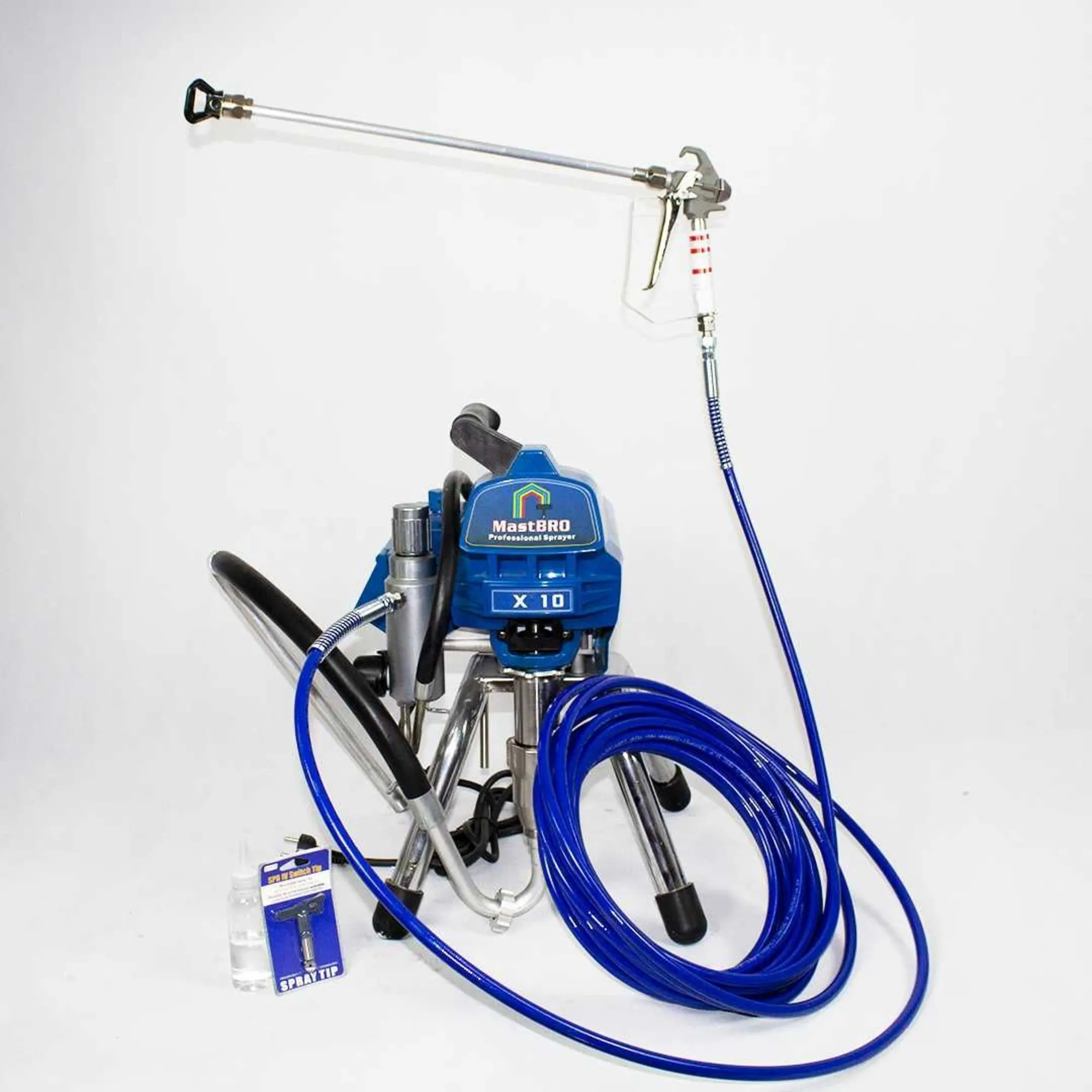 Безвоздушный распылитель Х10 для всех красок Краскопульт Аппарат (6 / 7)