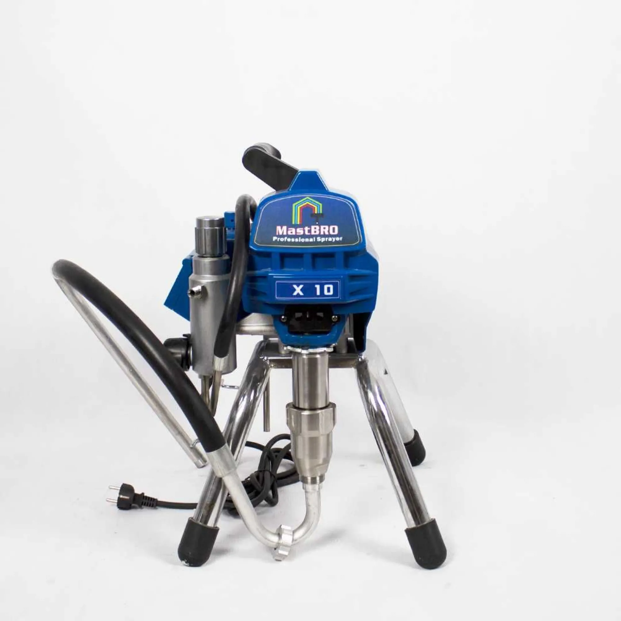 Безвоздушный распылитель Х10 для всех красок Краскопульт Аппарат (7 / 7)