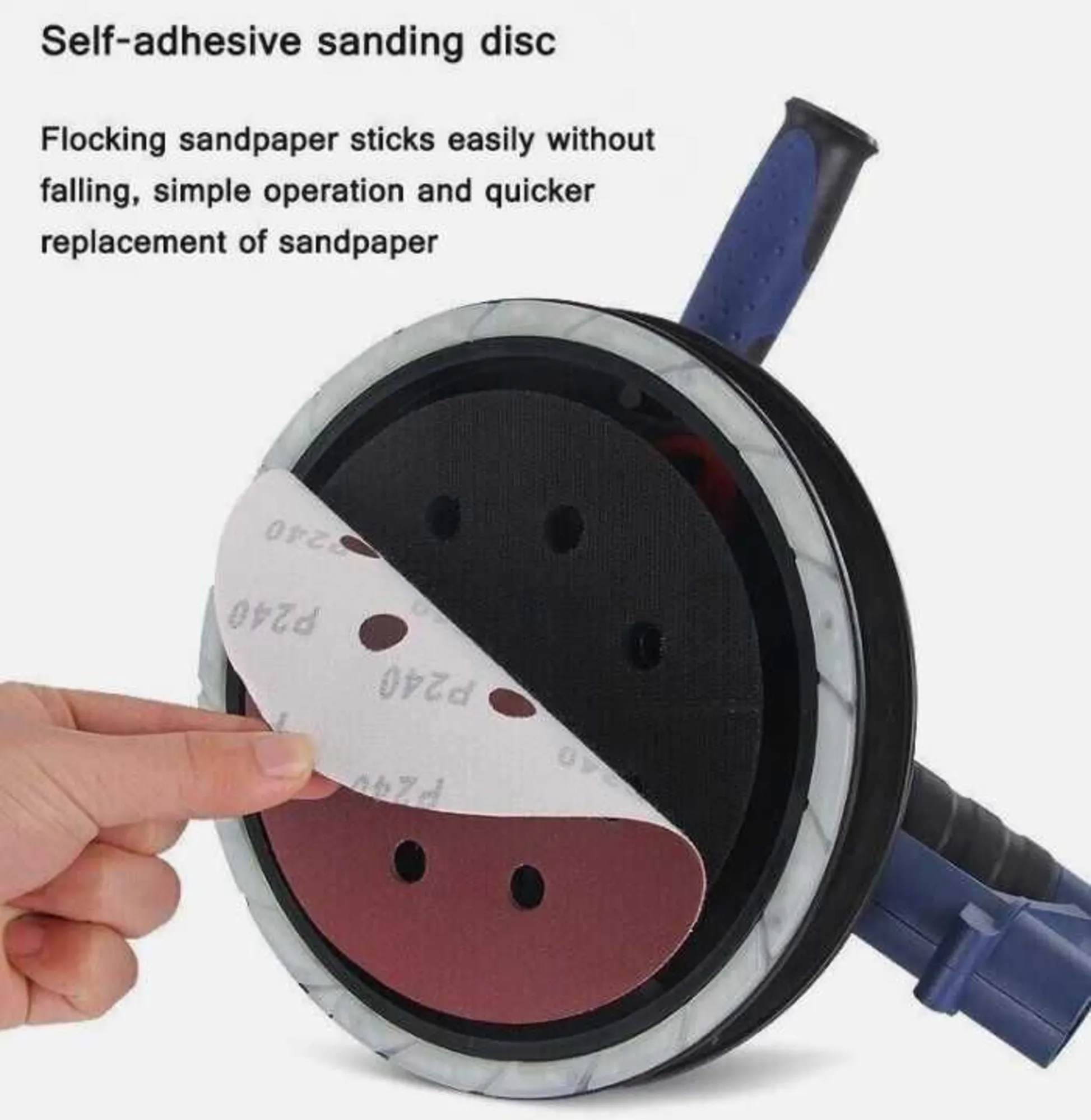 Шлифовальная ручная легкая 2.2кг шлифмашина MastBRO (3 / 5)