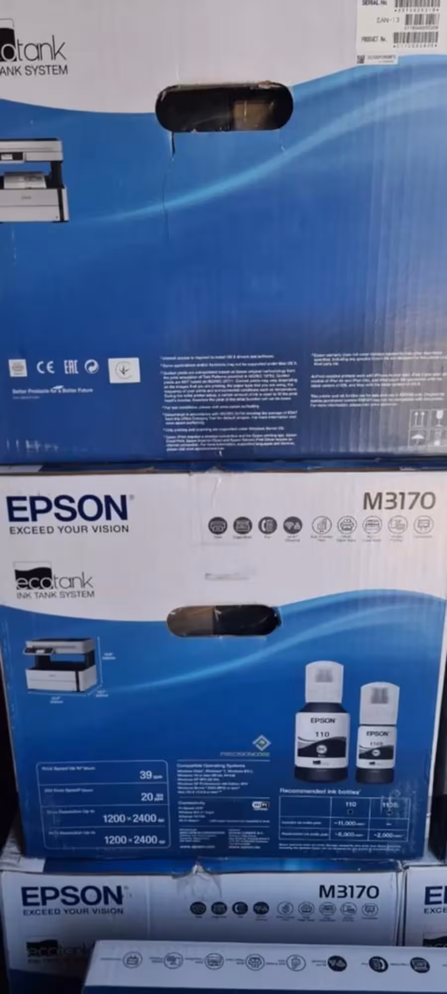 Мфу Epson Ecotank M3170 принтер 3в1 (2 / 4)