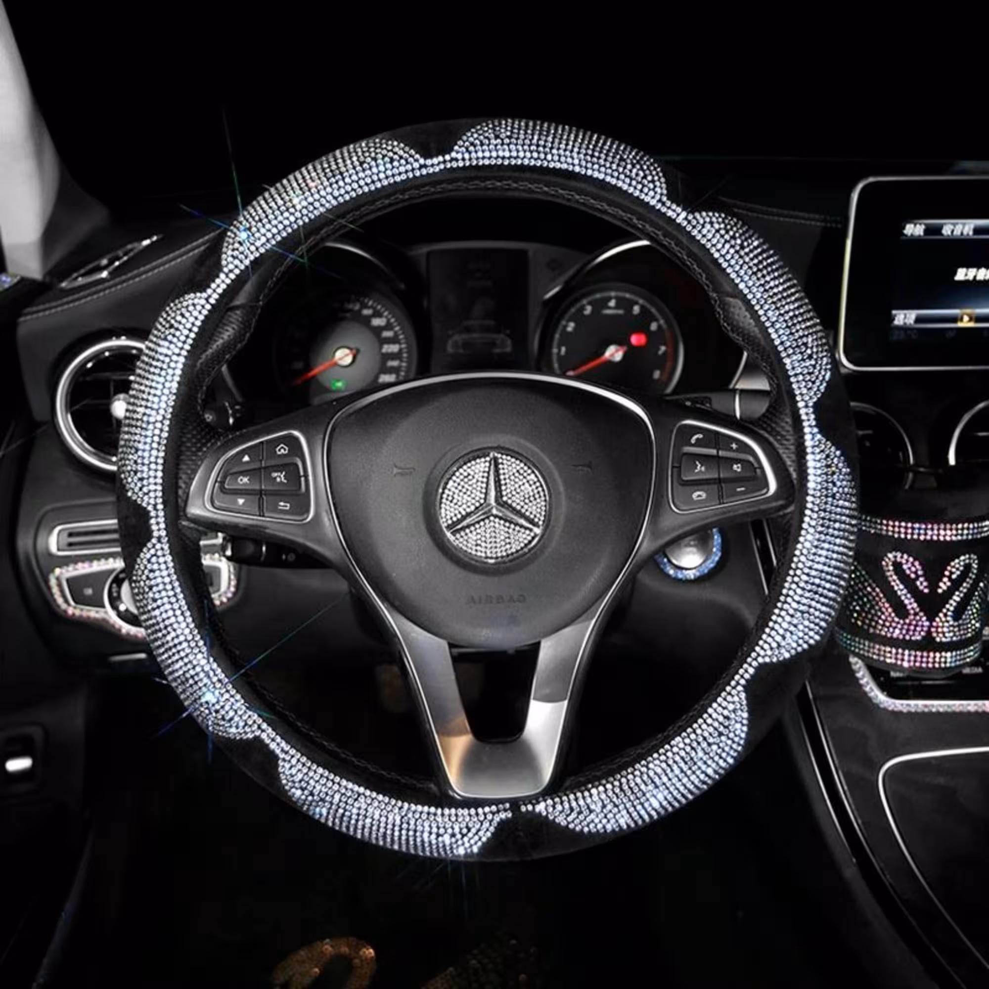 Чехол на руль со стразами (7 / 7)