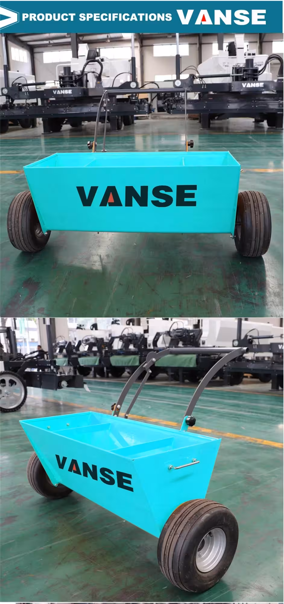 Тележка-рассеиватель топинга, сыпучих материалов (4 / 7)