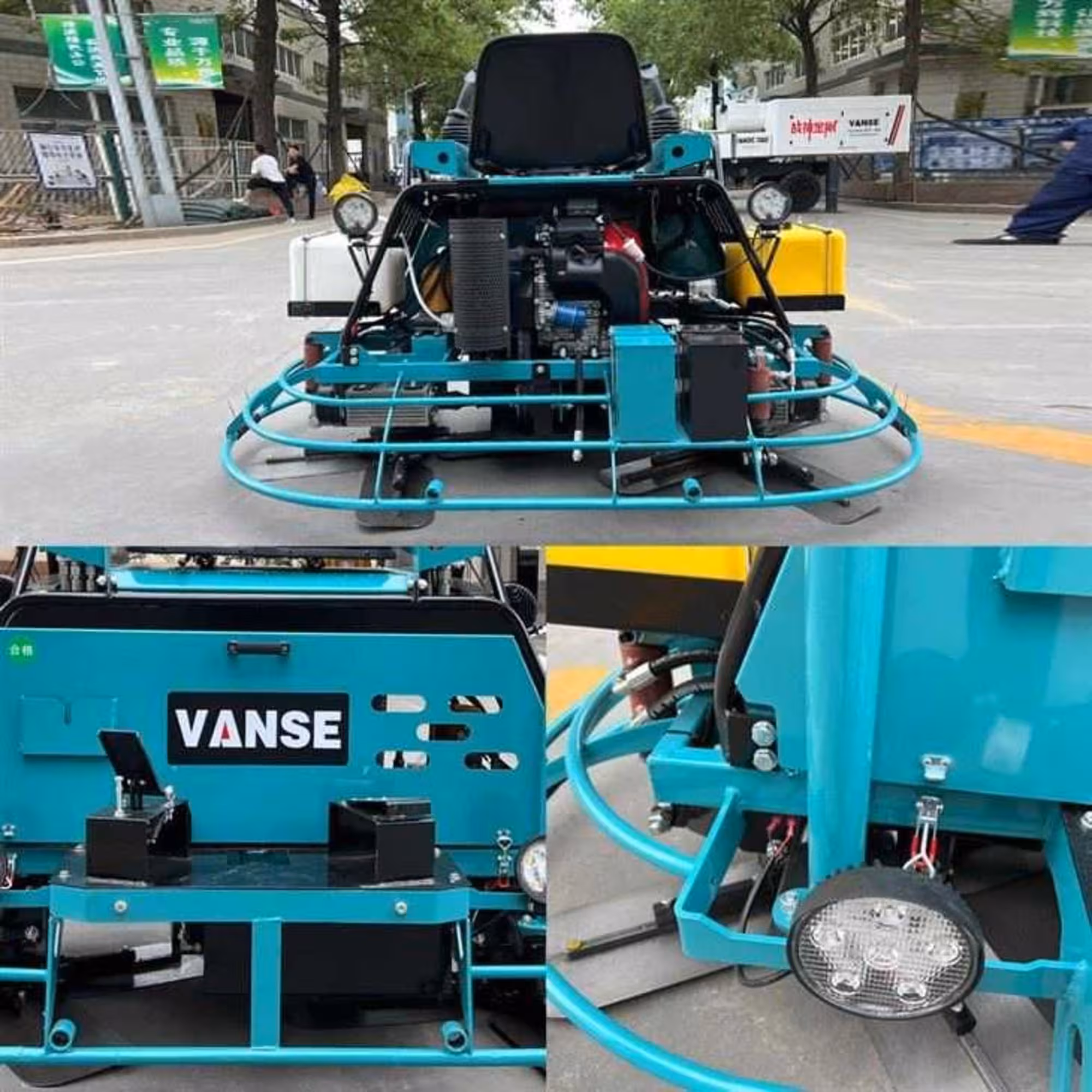 Затирочно-шлифовальная машина вертолет (двухроторная на джойстиках) (3 / 5)