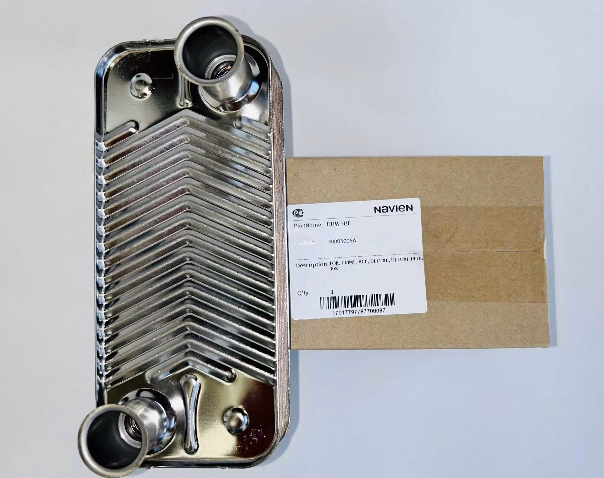 Navien Асе ( Навьен ) Вторичный теплообменник ГВС (1 / 5)