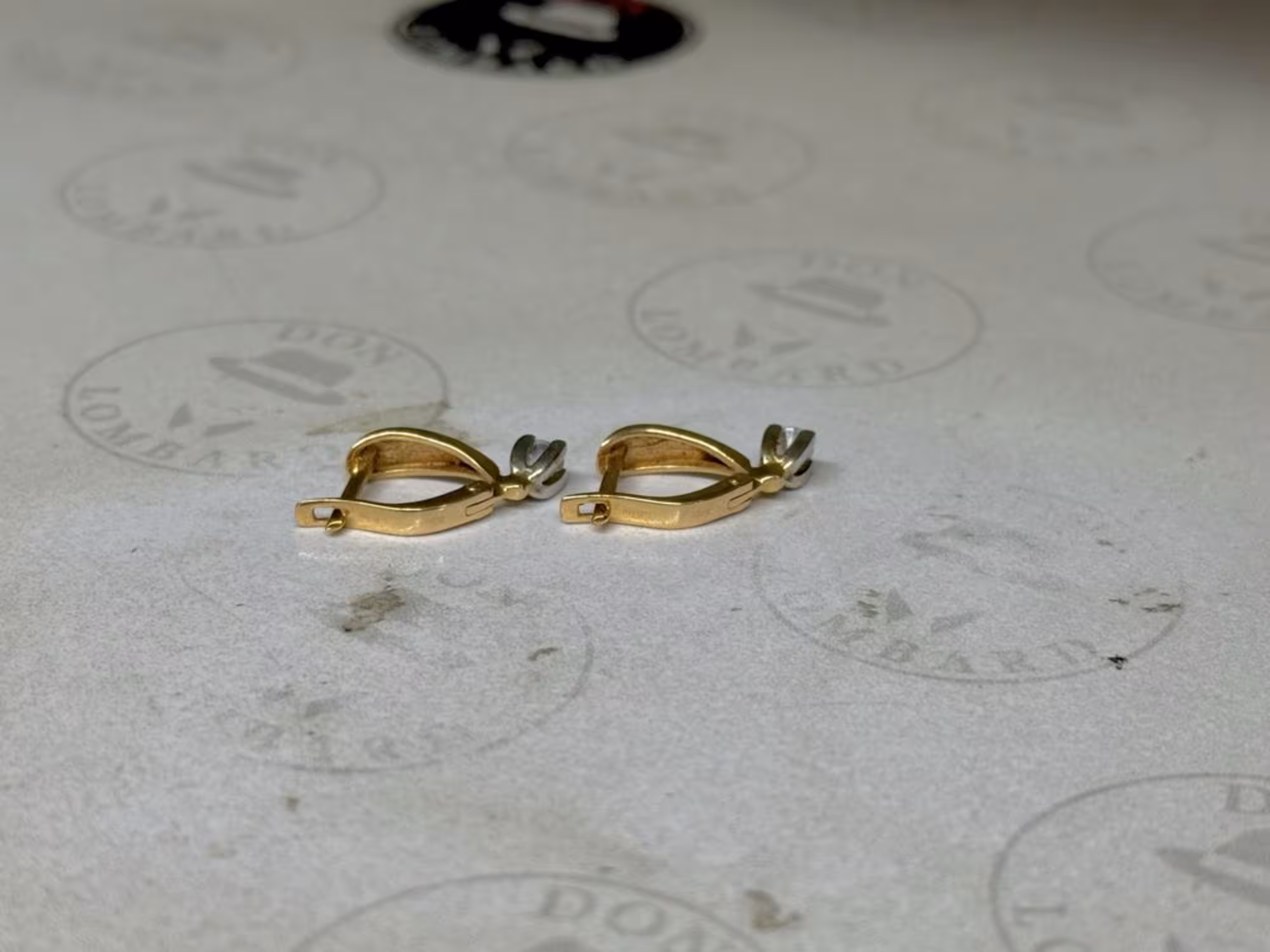 Золотые серьги (красное) 585 проба (2 / 2)