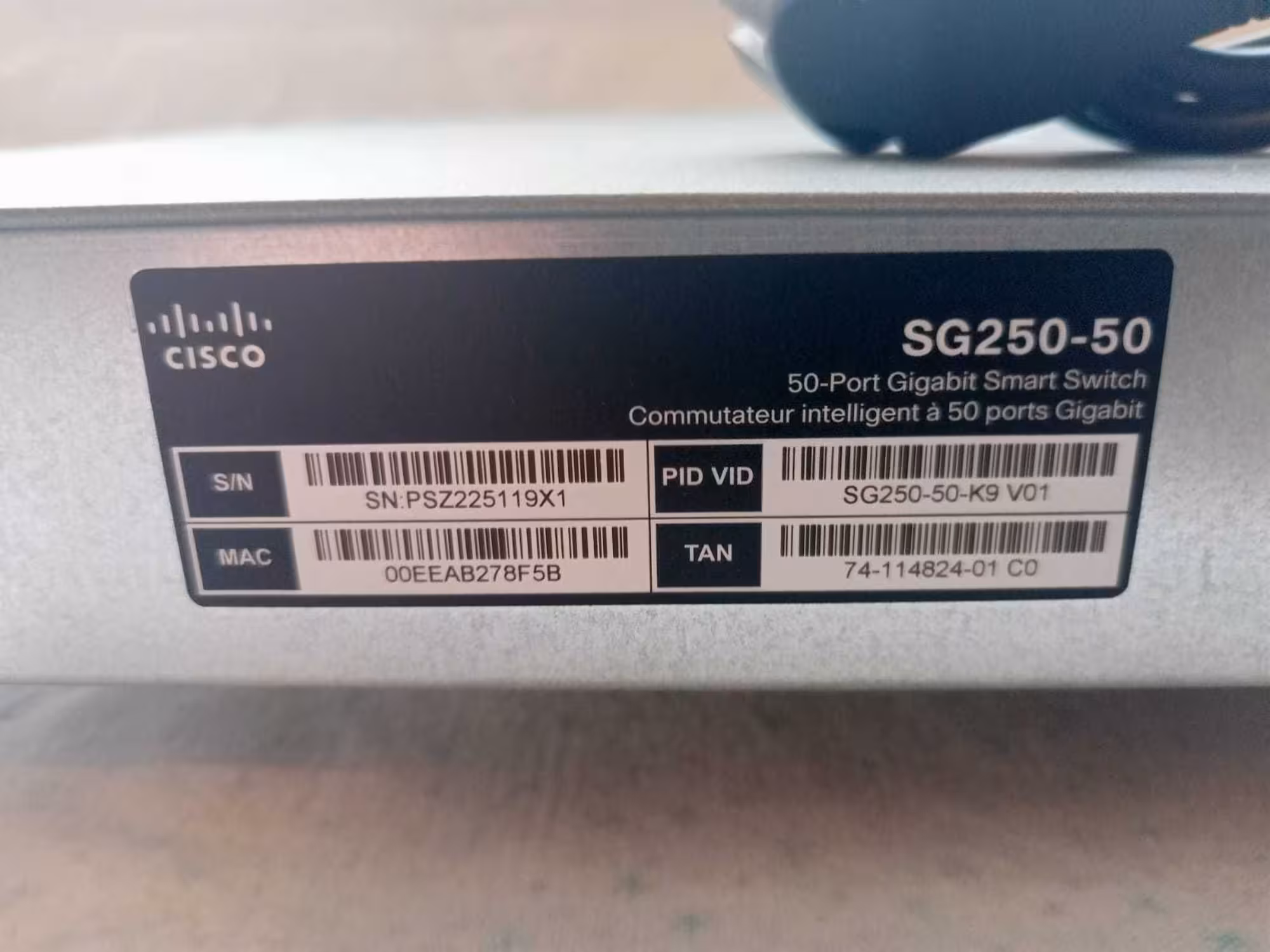 Коммутатор Cisco SG250-50, 48 x GE , 2 x GE (1000 Base-TX или SFP) (6 / 8)