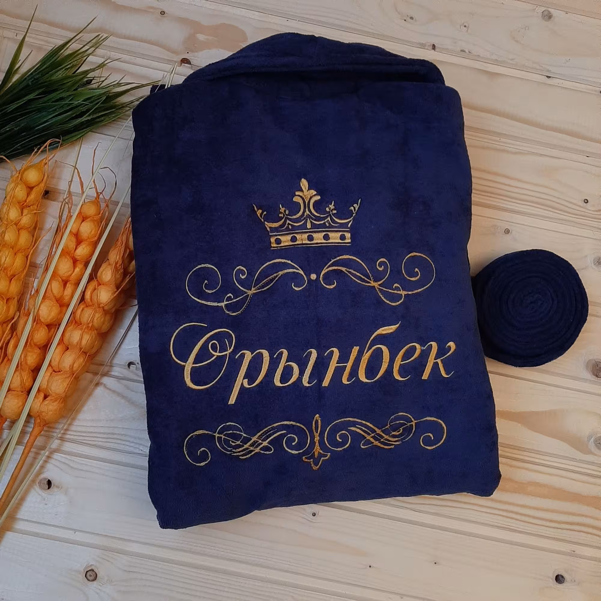 Именной халат с вышивкой! Турецкий, бесплатный дизайн (2 / 7)