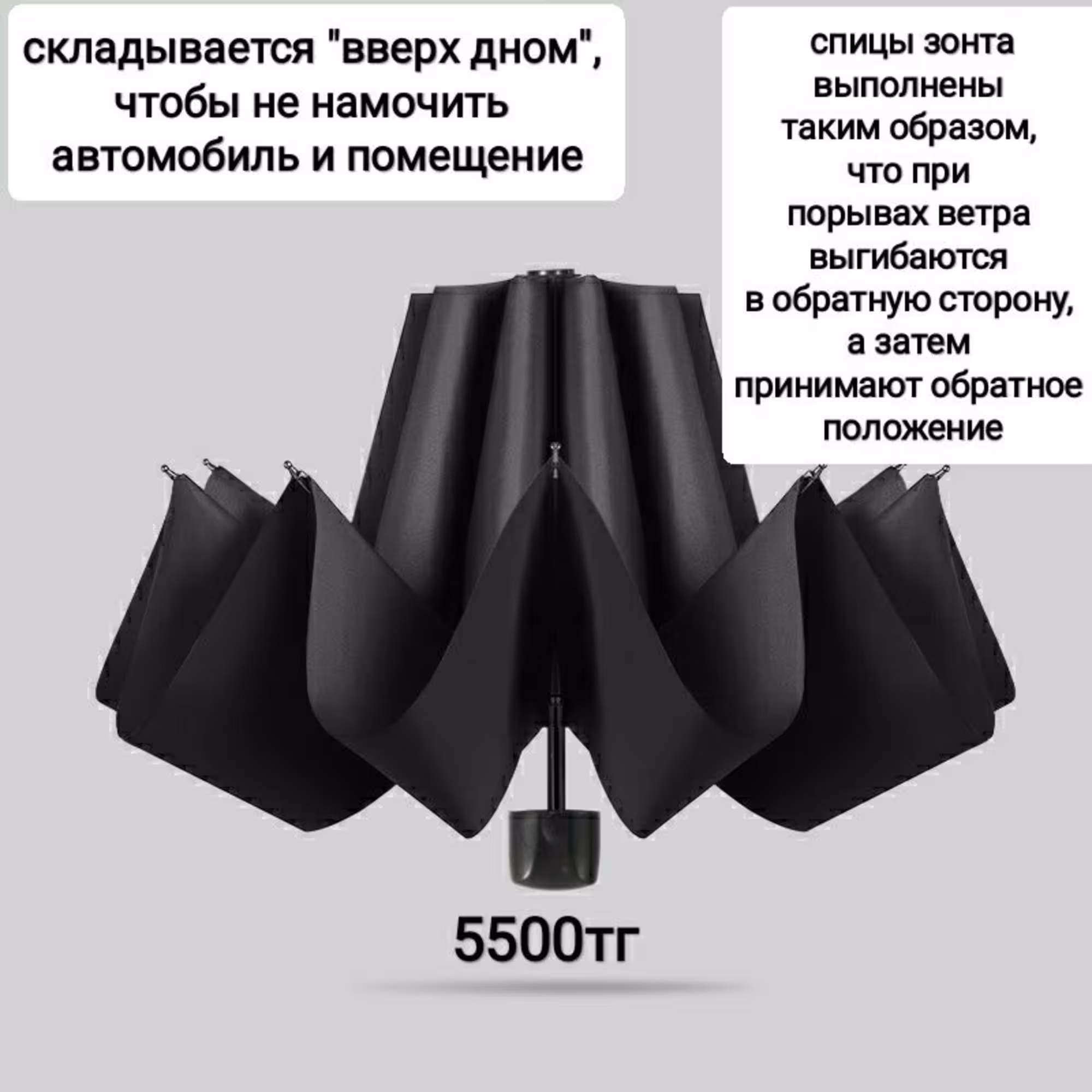 Зонт Зонты противоветренные Зонтики от 4500 до  (5 / 8)