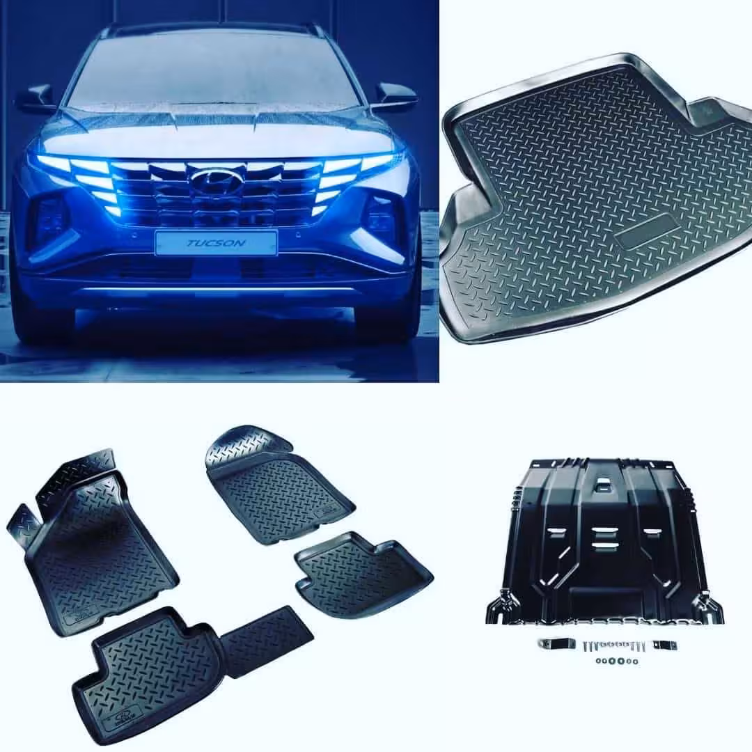 Hyundai TUCSON 2021 коврики салона и багажника (1 / 2)
