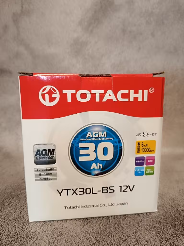 Мото Аккумулятор Totachi YTX30L-BS 30Ah 12 v CT1230 (1 / 4)
